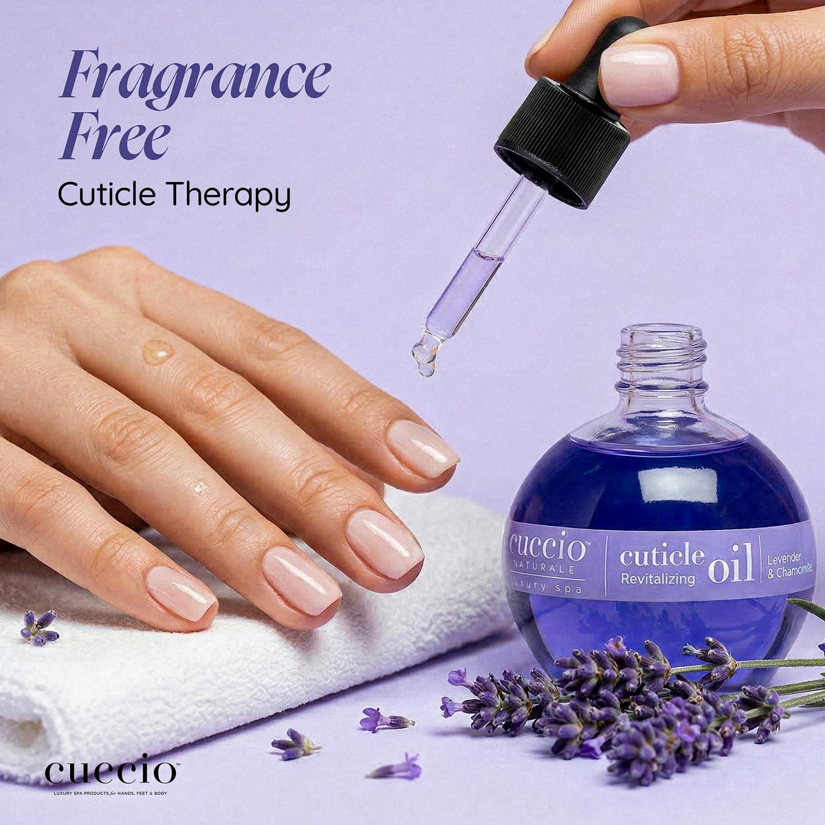 Cuccio Naturale Cuticle Oil - Lavender & Chamomile Scent, Hydrating & Redness Removal | 68 ml