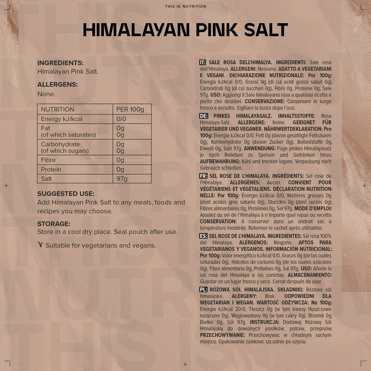 Bulk Himalayan Pink Salt - 500 g - Pack of 2