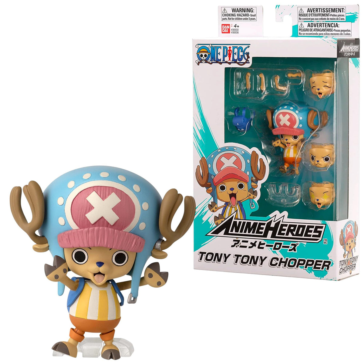 ANIME HEROES One Piece Tony Tony Chopper Action Figure - 17cm Articulated Figure