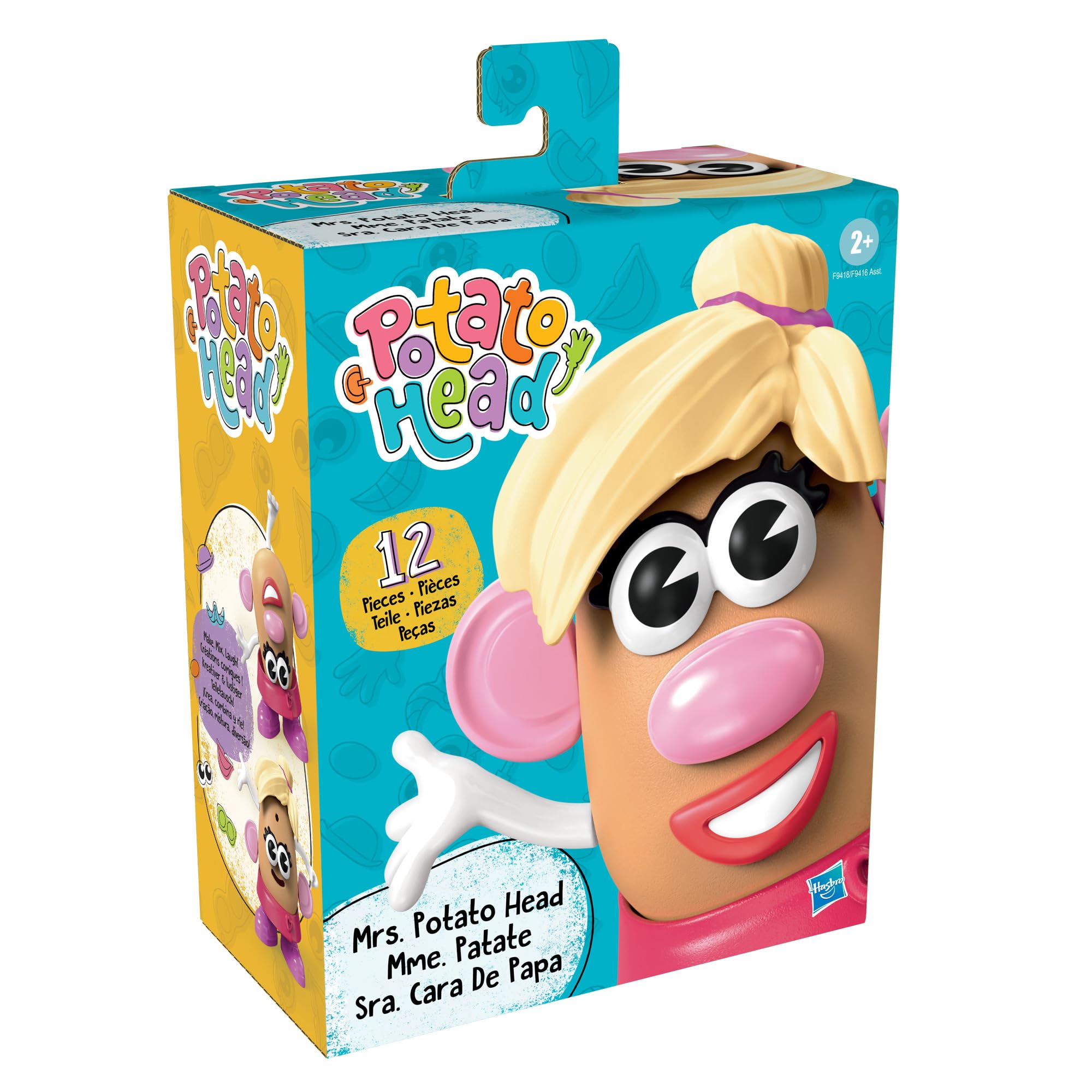 Mr. Potato Head Mrs. Potato Head - Mix and Mash Fun | Ages 2+ | 12 Pieces 2