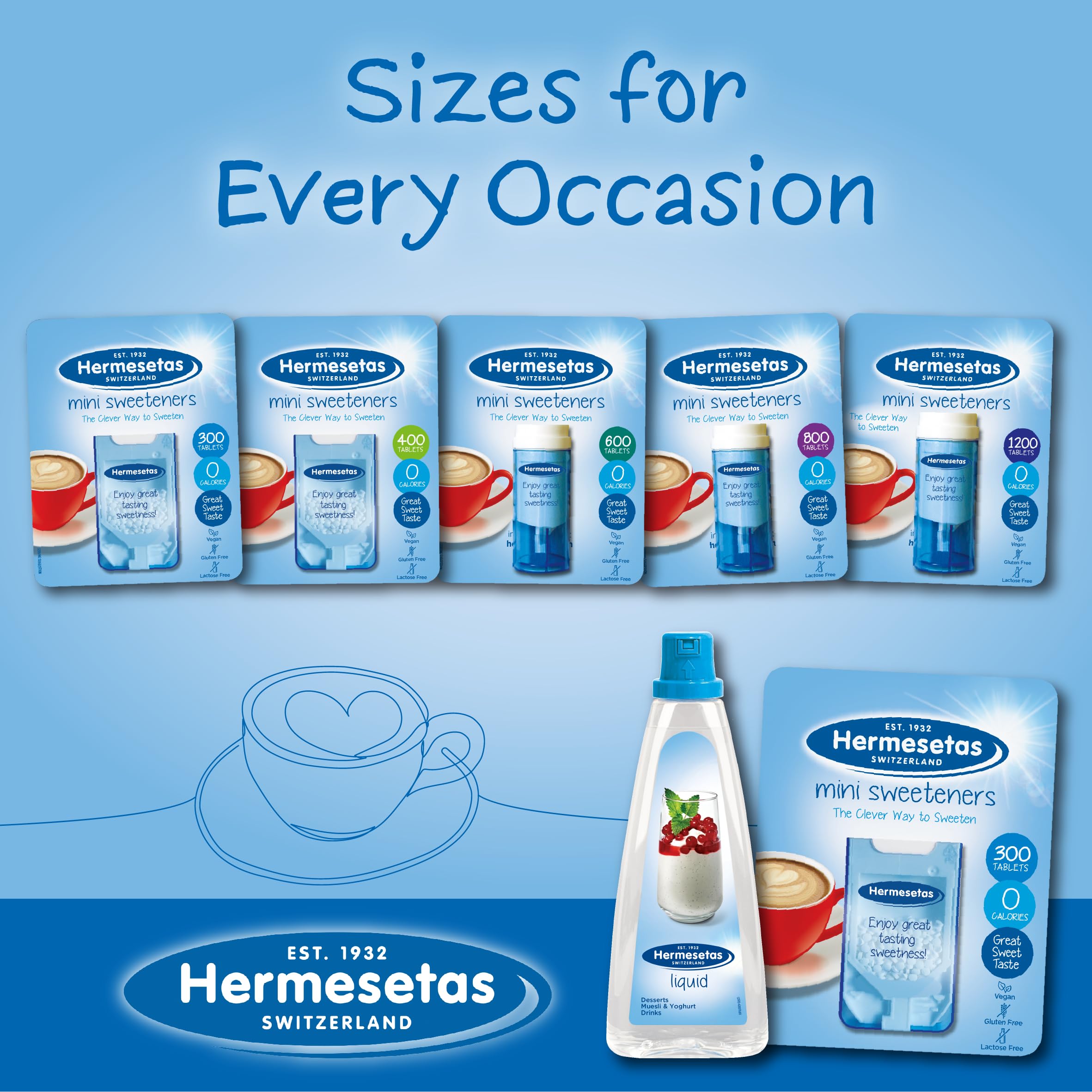 Hermesetas Liquid Sweetener - Calorie-Free, 10x Sweeter Than Sugar | 200 ml 4