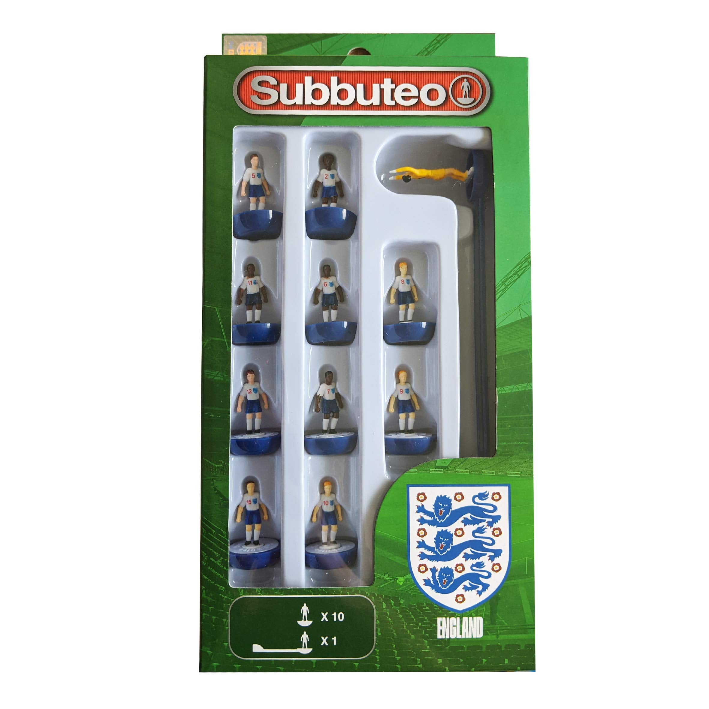 Paul Lamond Subbuteo England Team Player Set - Miniature Plastic Figures | Model 3485