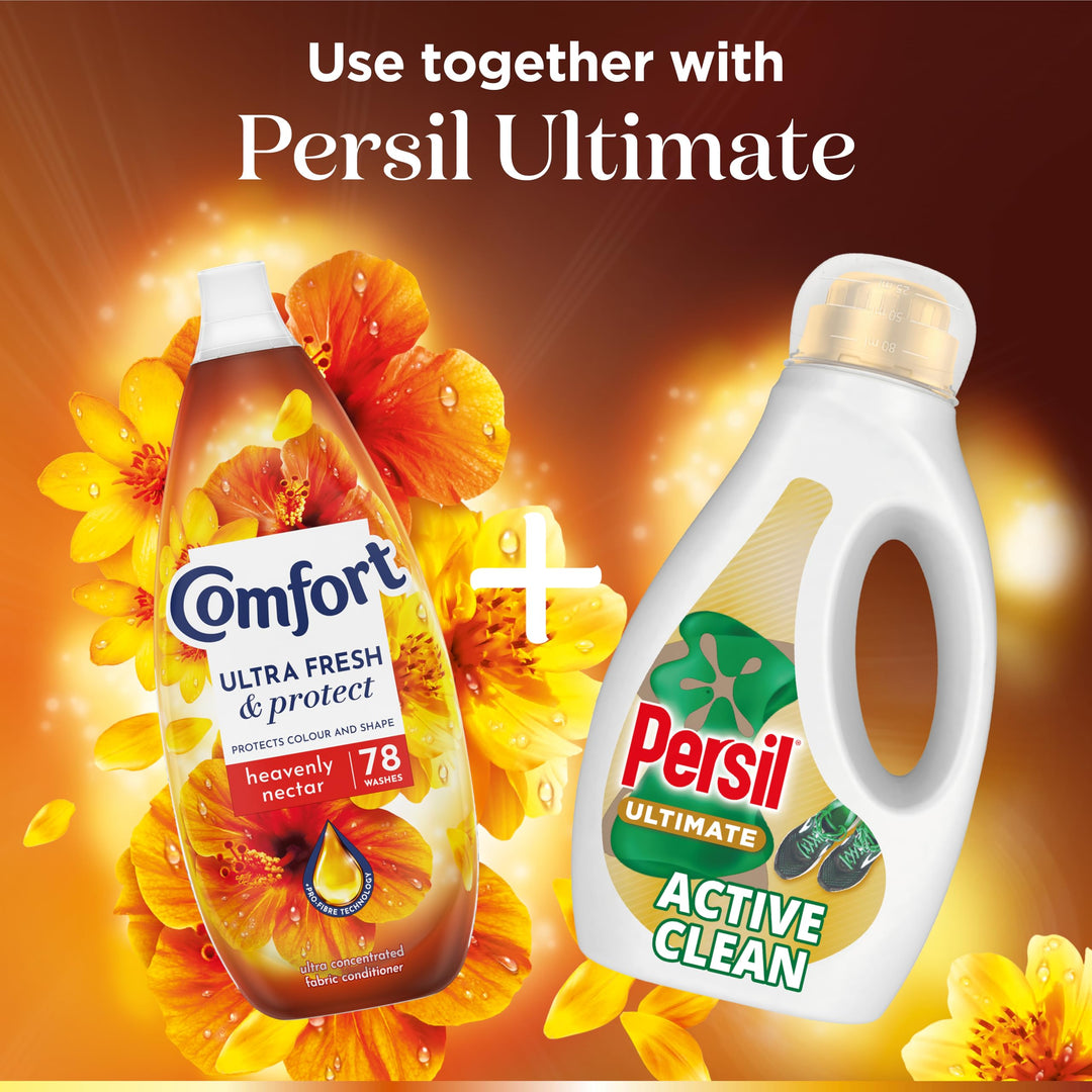 Comfort - Ultra Fresh & Protect Heavenly Nectar Liquid Fabric Conditioner
