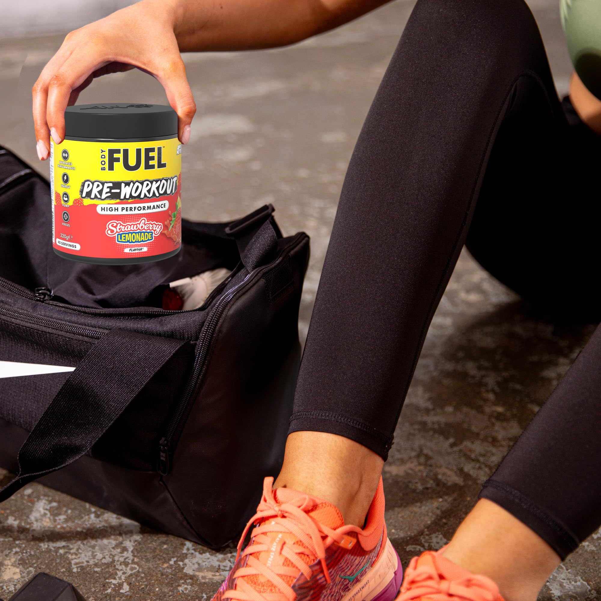 Applied Nutrition BodyFuel Pre-Workout Powder - 40 Servings | Energy, Strength & Endurance Boost | Sugar-Free 7