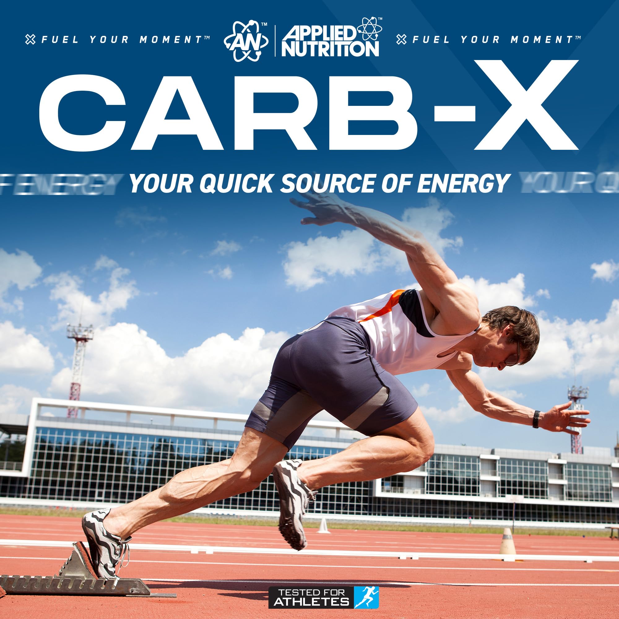 Applied Nutrition Carb X Highly Branched Cyclic Dextrin Powder | 1200g Tub | Vegan & Gluten-Free 2