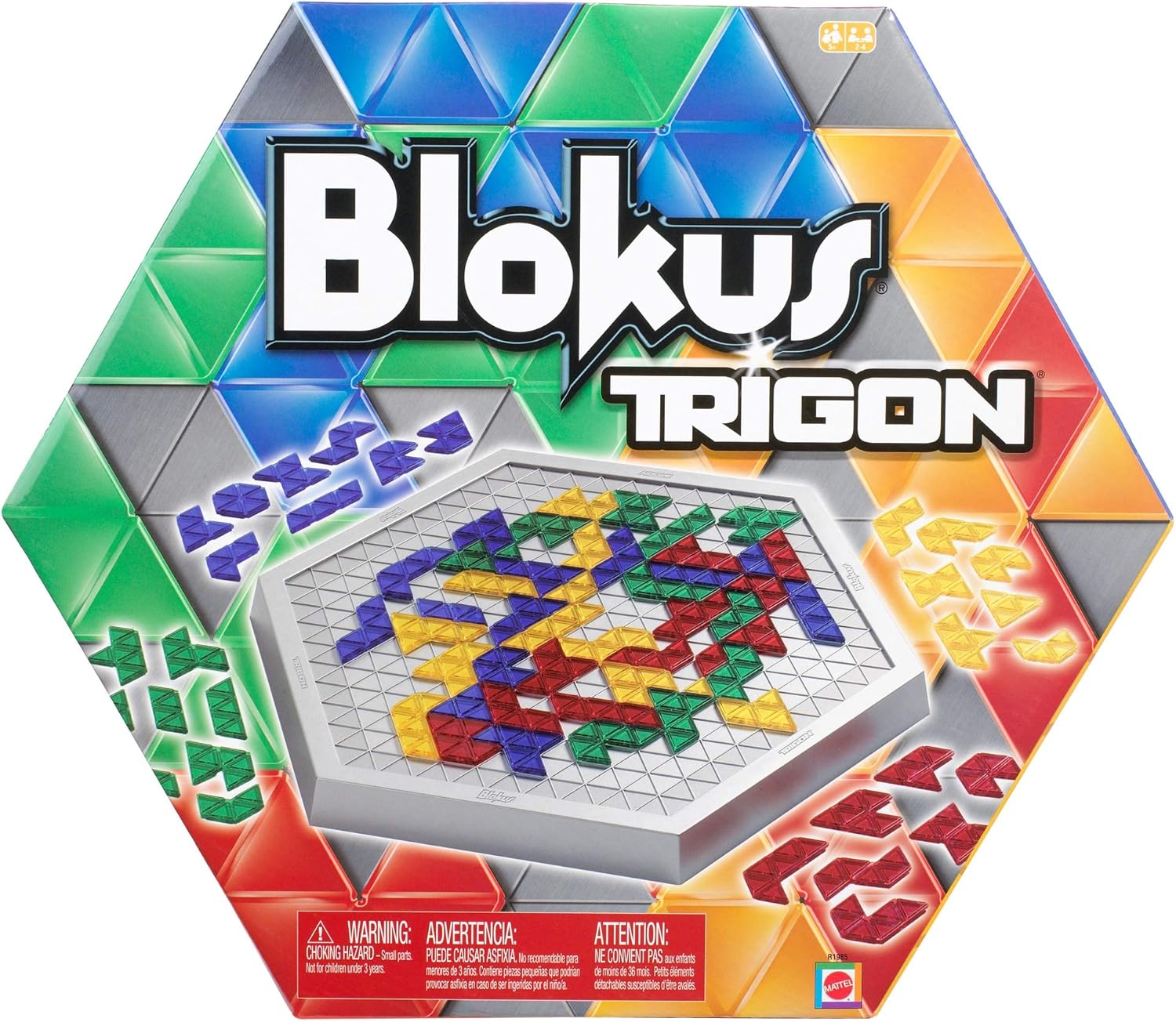 Mattel Games Blokus Trigon Board Game 2
