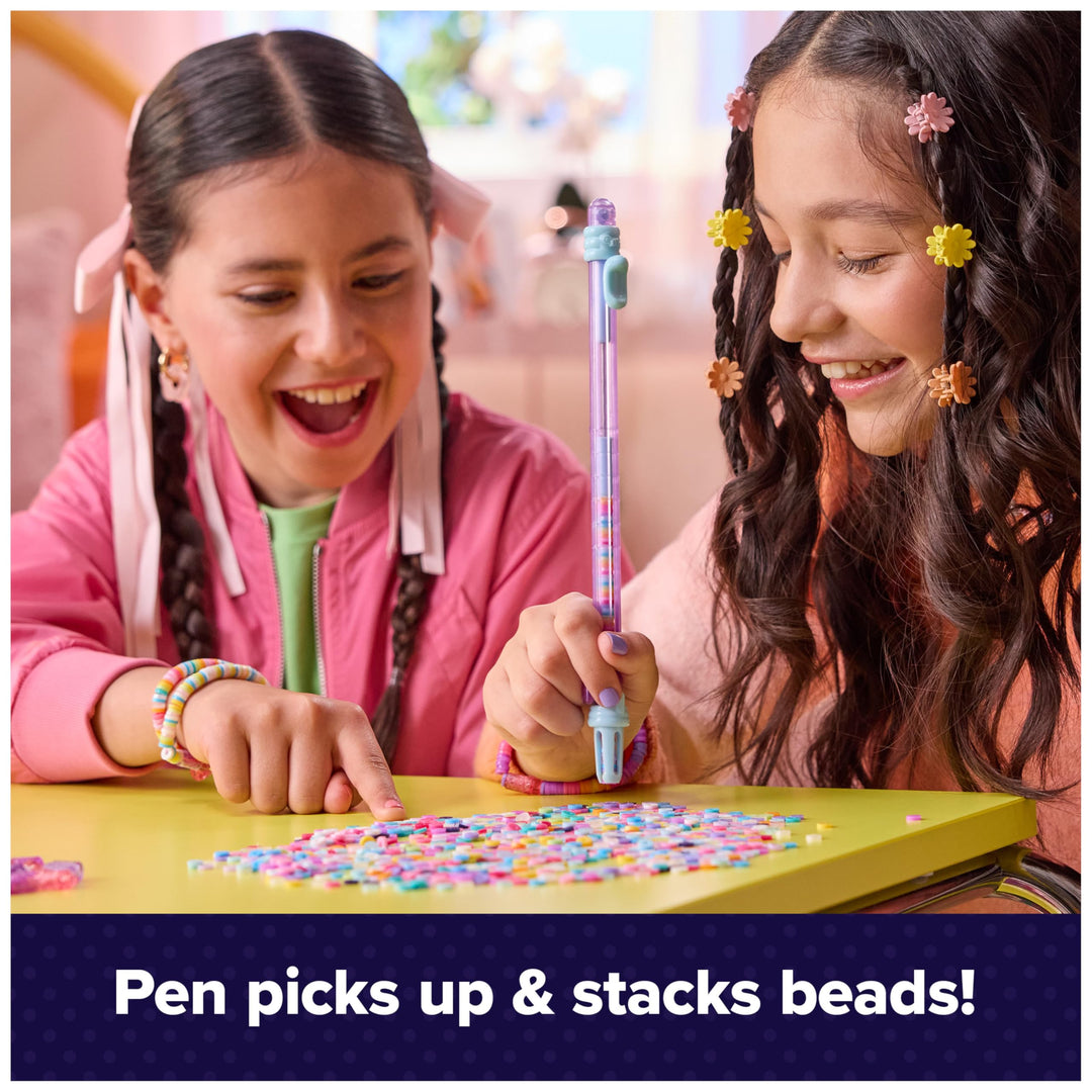 Cool MAKER Stack’d Heishi Studio Bracelet Making Kit - Easy Beading Pen for Kids