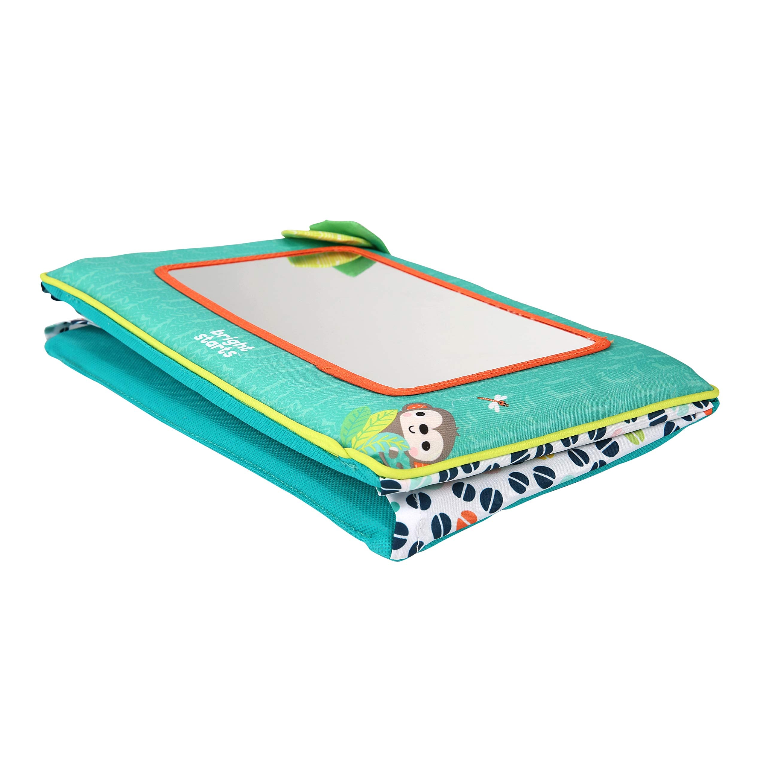 Bright Starts Sit and See Safari Floor Mirror - Green | Tummy Time & Sit Play | Ages 0-36 Months 3