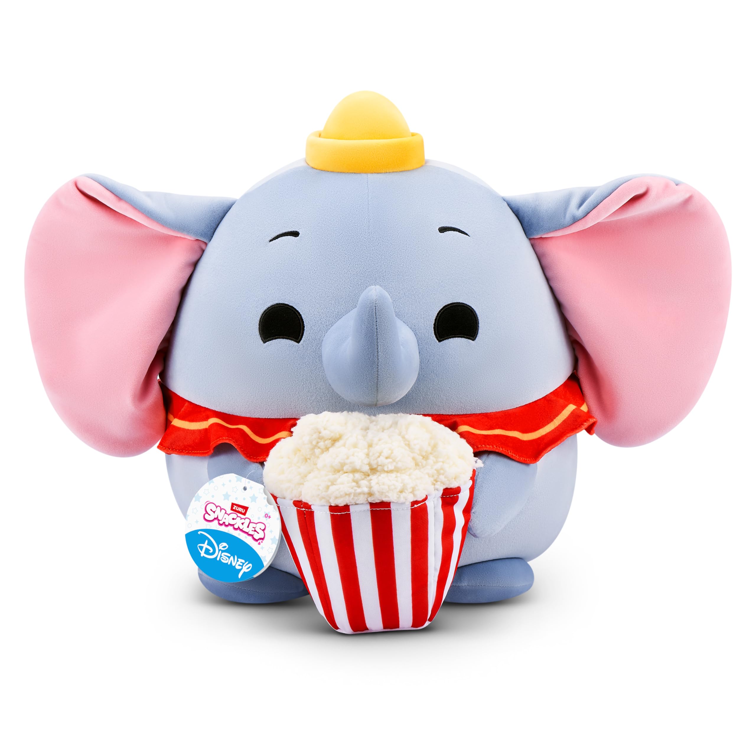 Snackles Disney Dumbo 14-inch Plush with Snack Accessory - Super-Soft Huggable Stuffed Animal 1