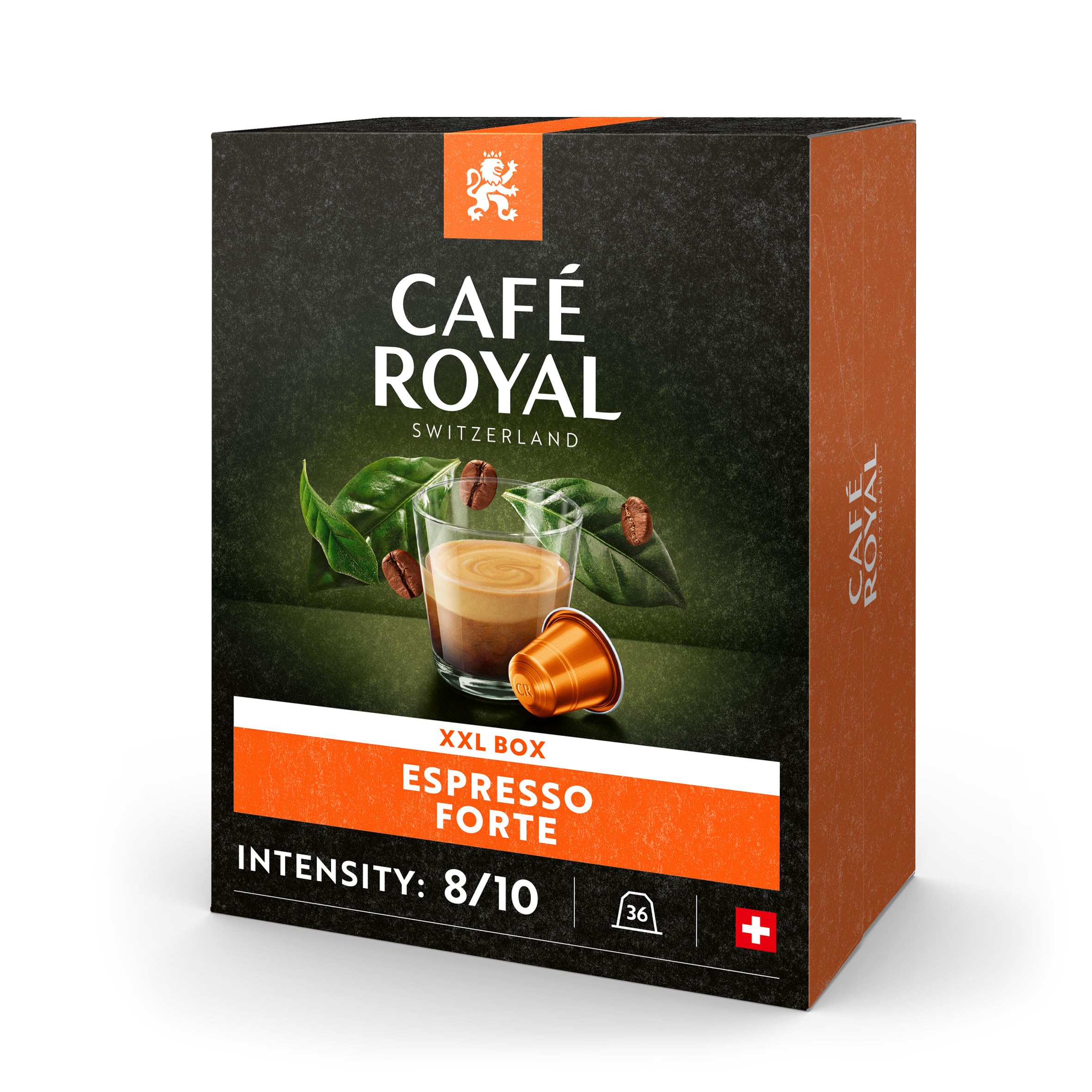 Café Royal - Espresso Forte 36 Capsules for Nespresso Machines - 8/10 Intensity - 100% Arabica UTZ-Certified 1