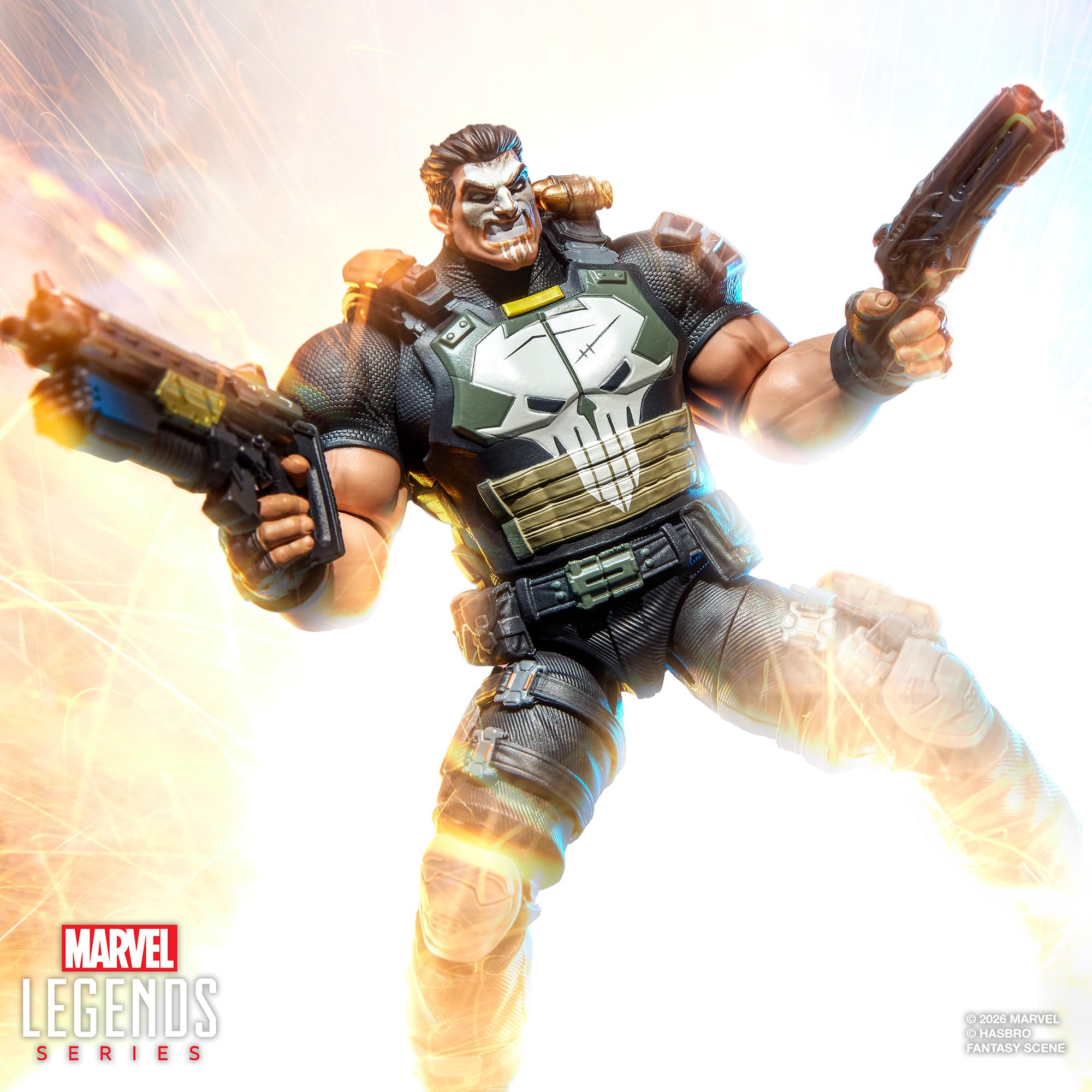 Marvel Legends Series The Punisher Action Figure - Marvel Rivals Video Game Inspired | 6 Inch 3
