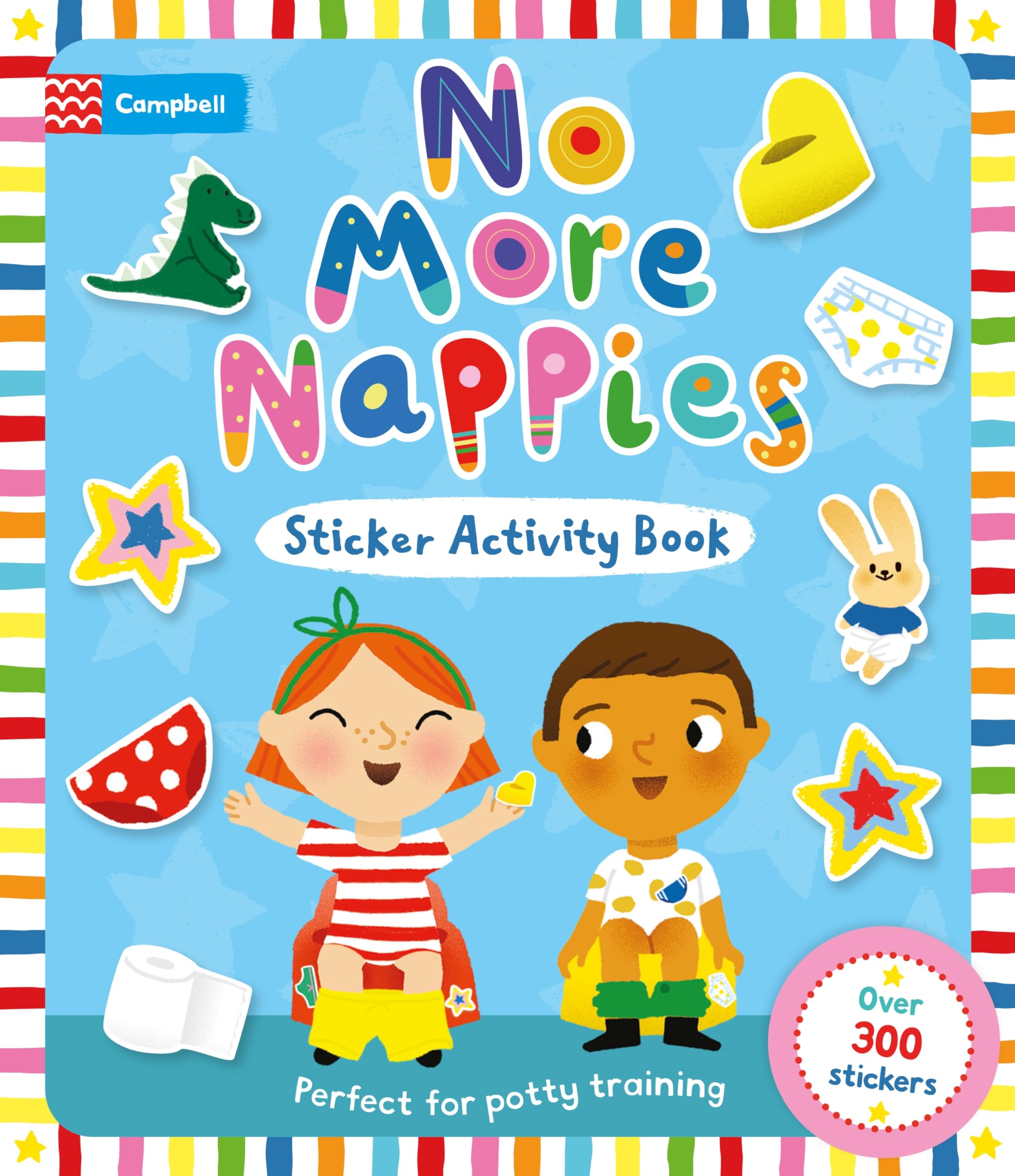 Campbell Books No More Nappies Sticker Activity Book - Ages 3-5 | 32 Pages | English 1