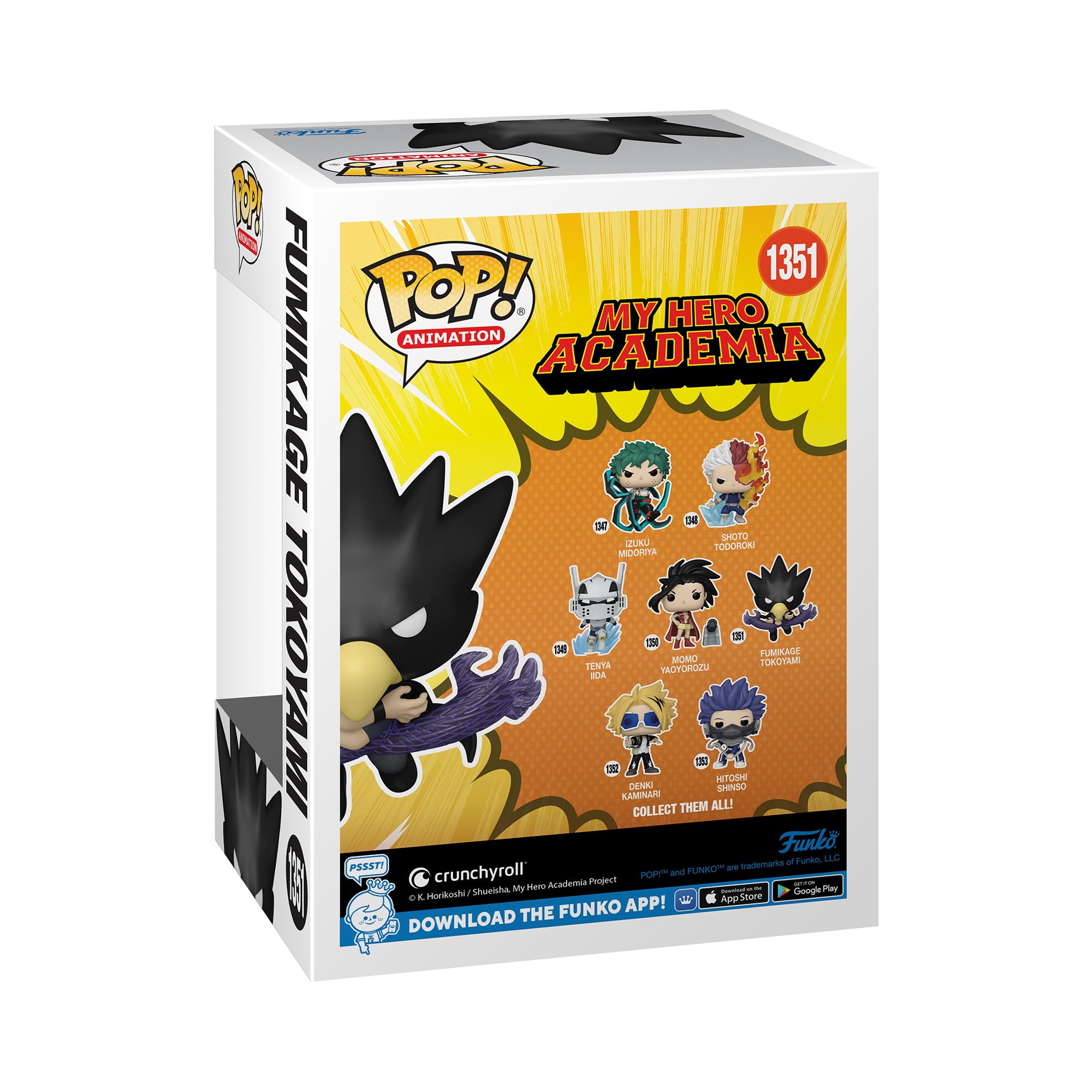 Funko My Hero Academia Fumikage Tokoyami & Dark Shadow Chibi Figure - Standard Size Vinyl 3