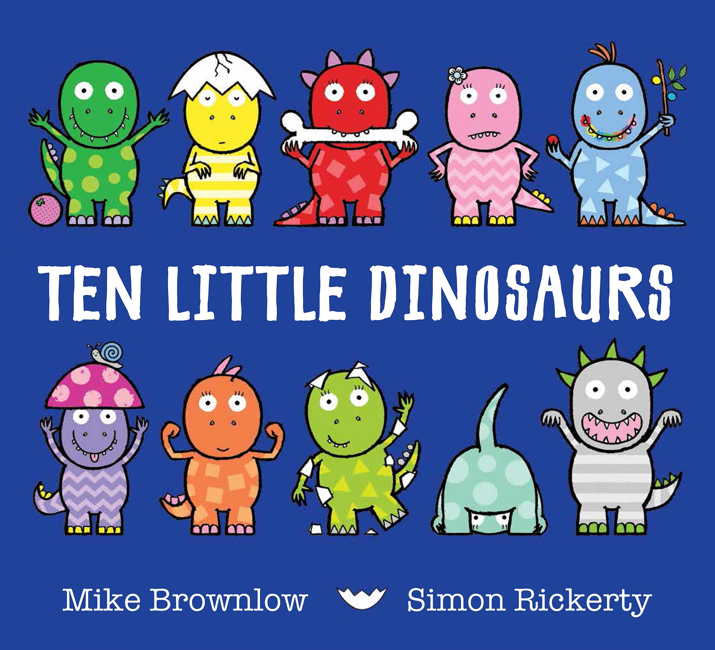 Orchard Books Ten Little Dinosaurs - Paperback Picture Book | Ages 1-3
