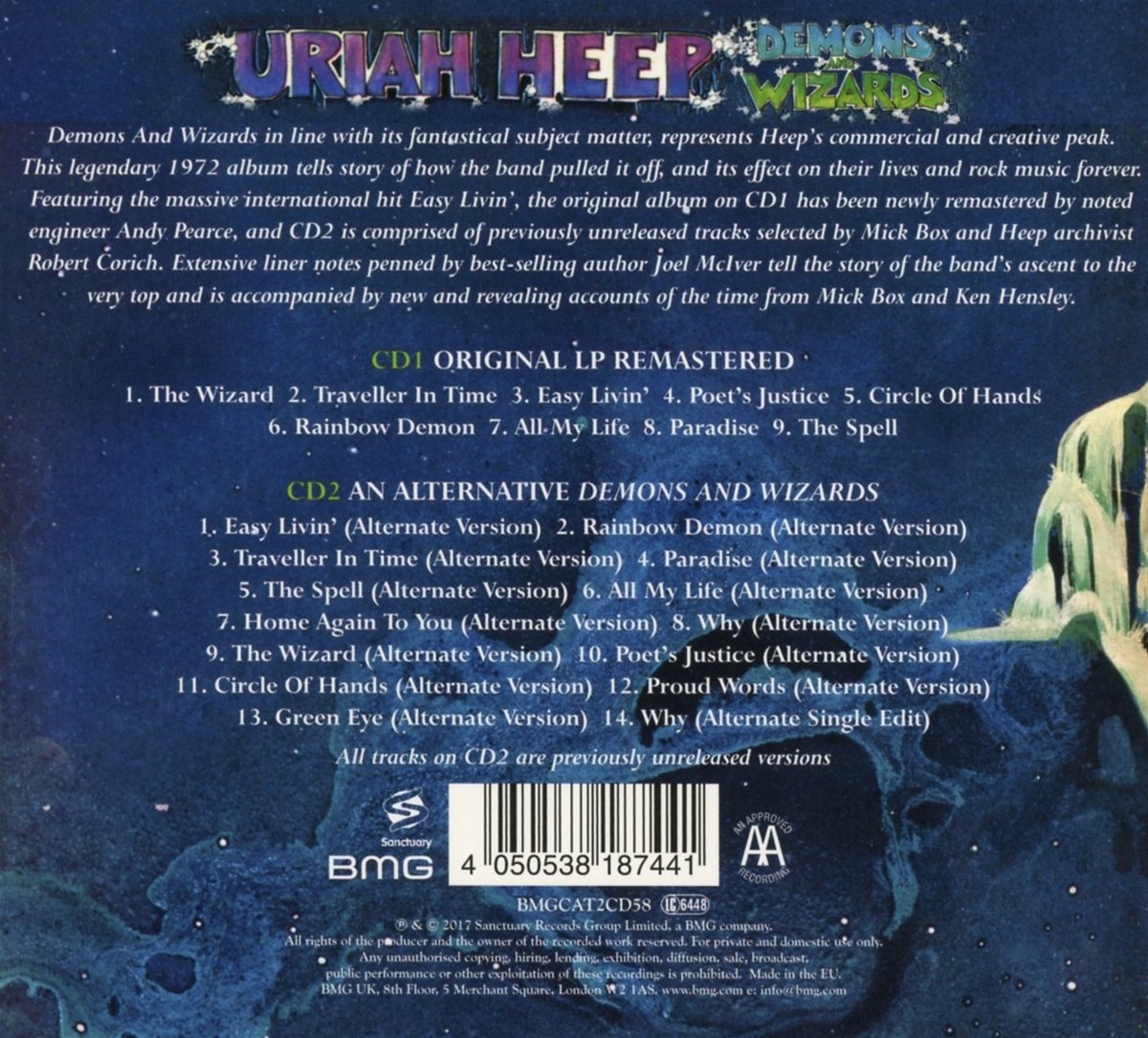 Uriah Heep - Demons and Wizards [Deluxe CD]