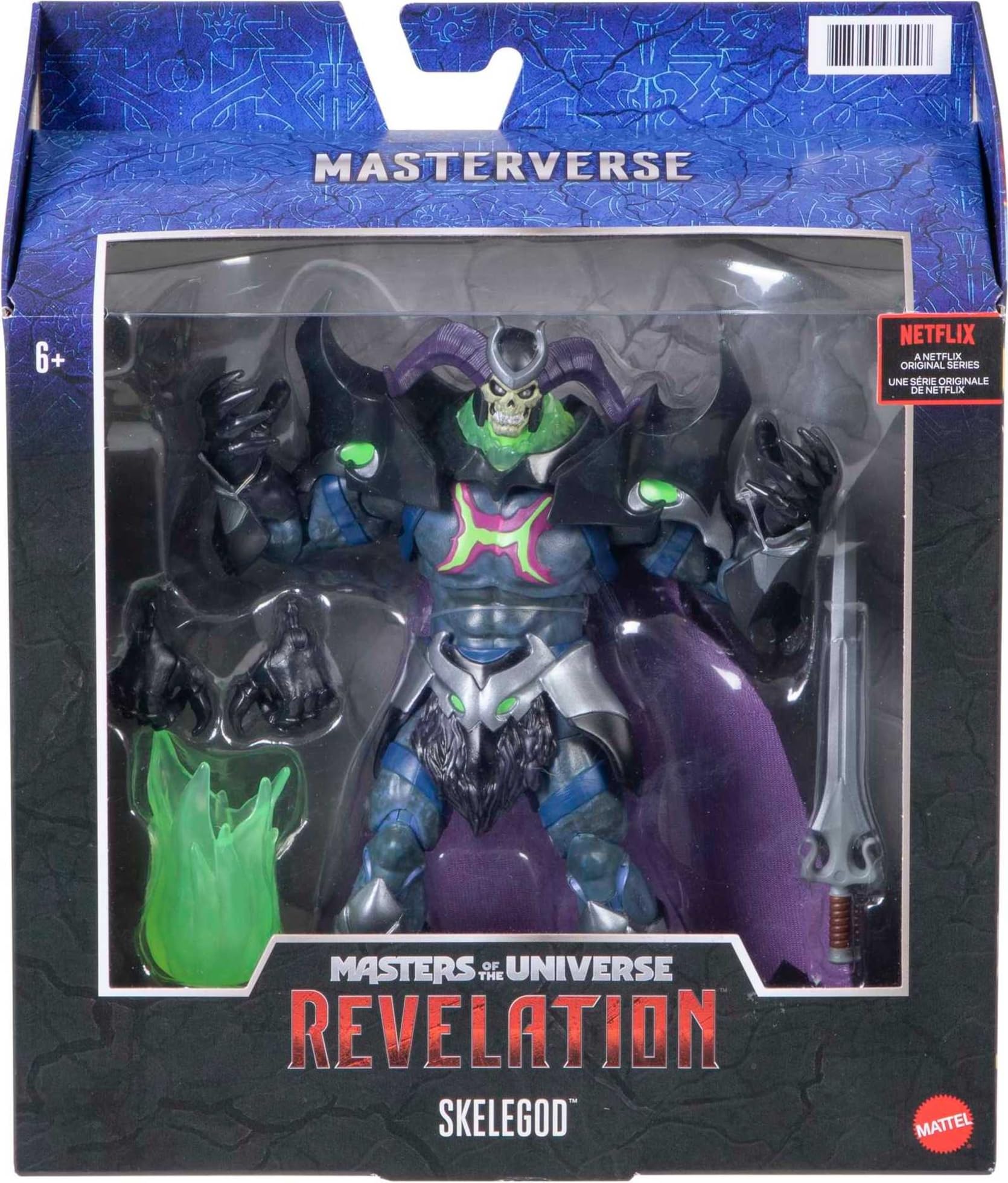 Masters of the Universe Masterverse Revelation Skelegod Action Figure - 9-Inch Collectible with 30 Points of Articulation 7