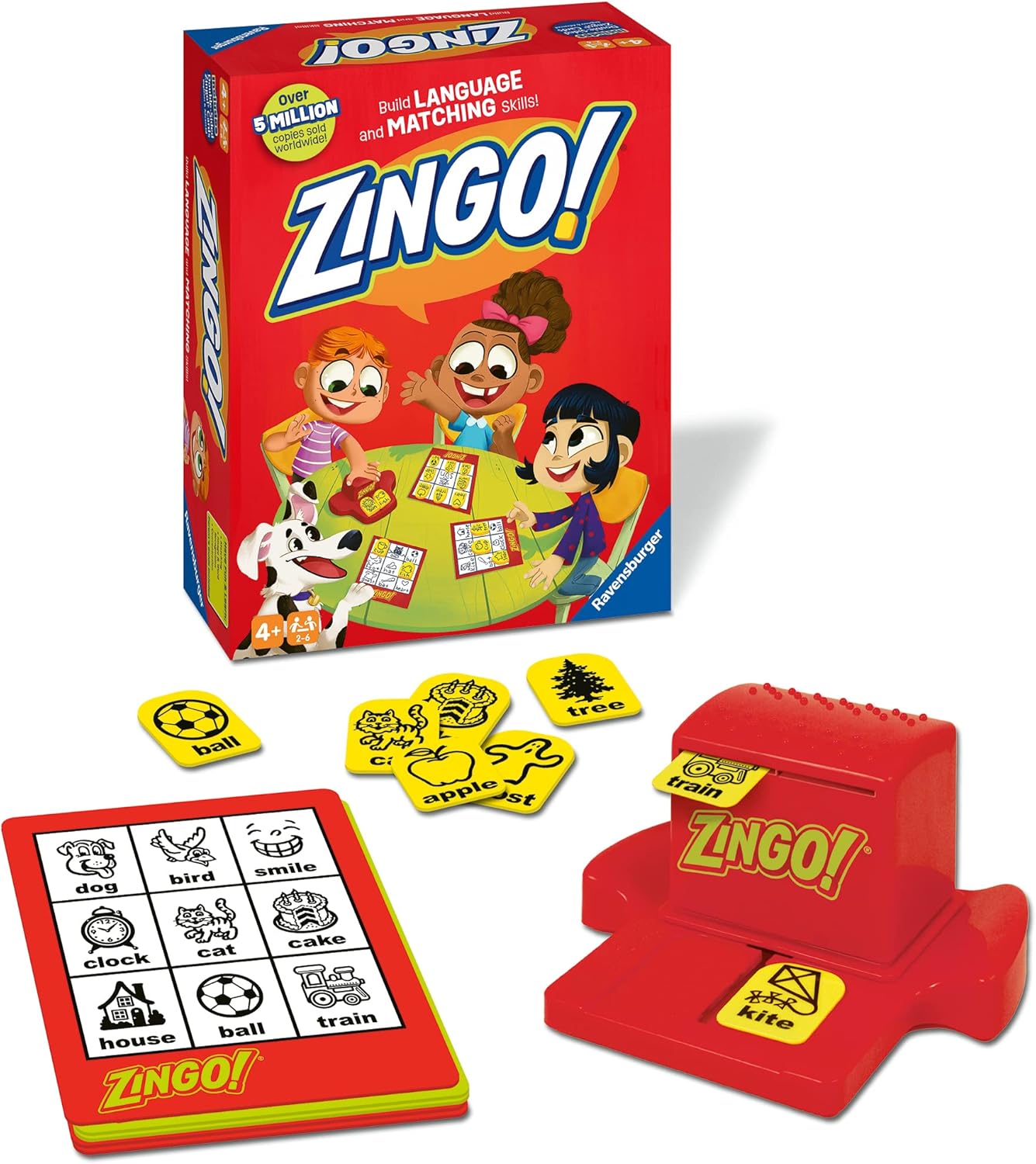 Ravensburger Zingo Bingo Game - Educational Board Game for Kids Age 4 and Up 1