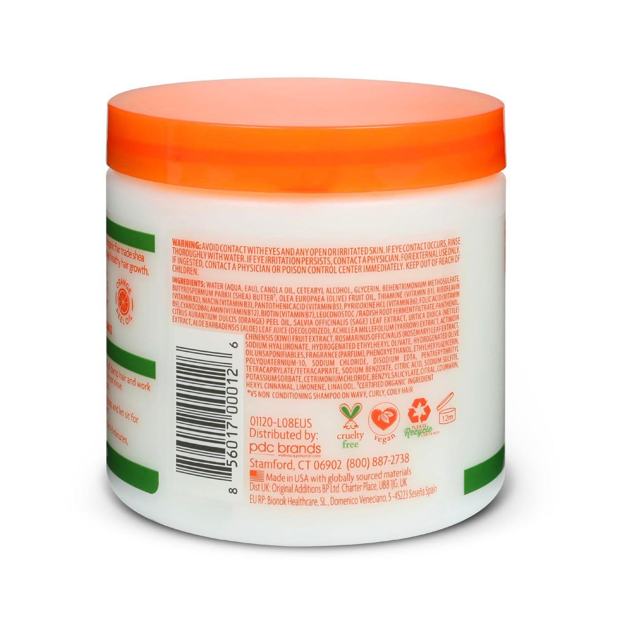 Cantu Shea Butter Leave-In Conditioning Repair Cream - Intense Moisture, Frizz Reduction, Heat Protection | 453g
