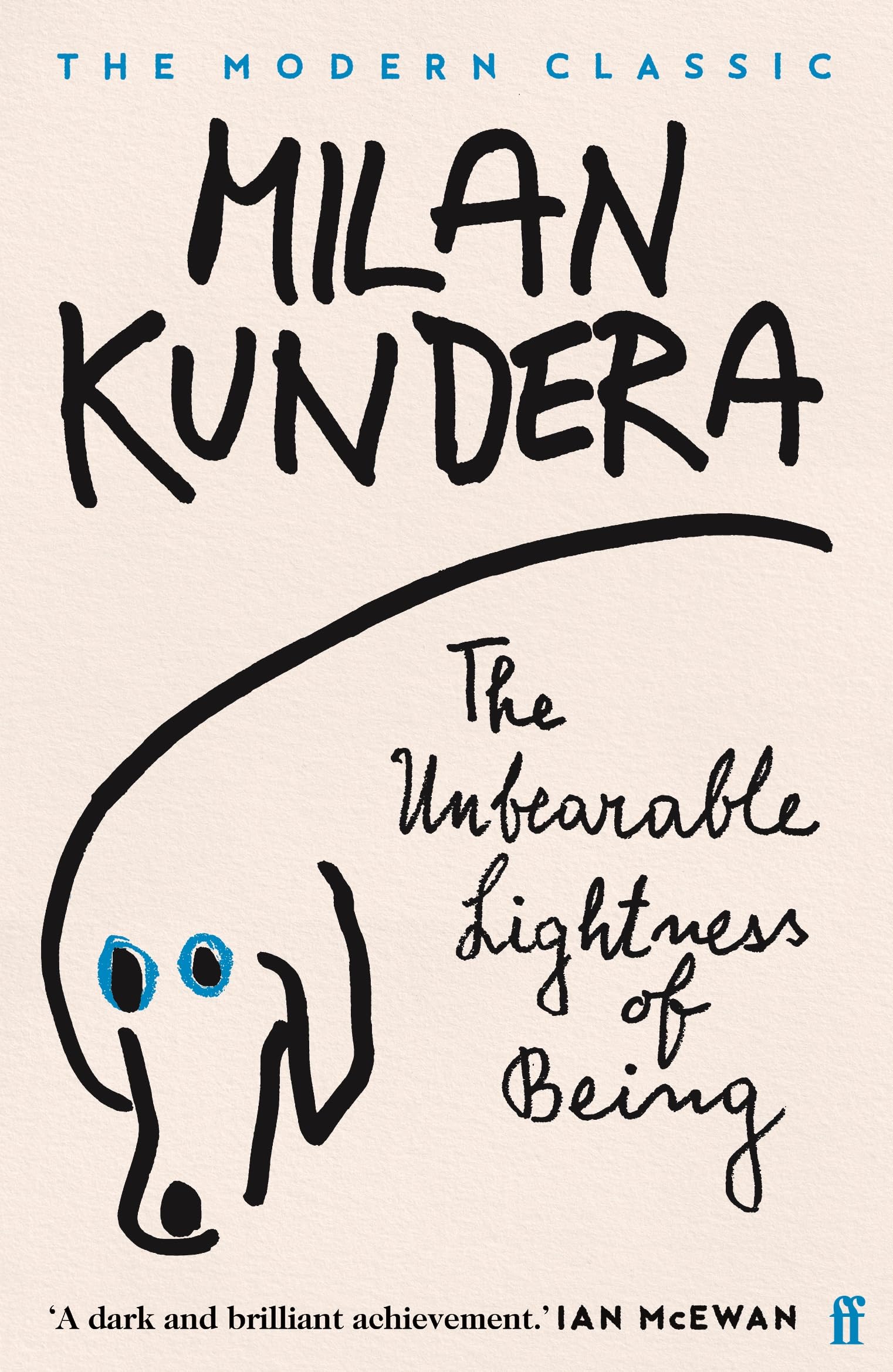 Milan Kundera The Unbearable Lightness of Being - Metaphysical & Visionary Literature | Paperback 1