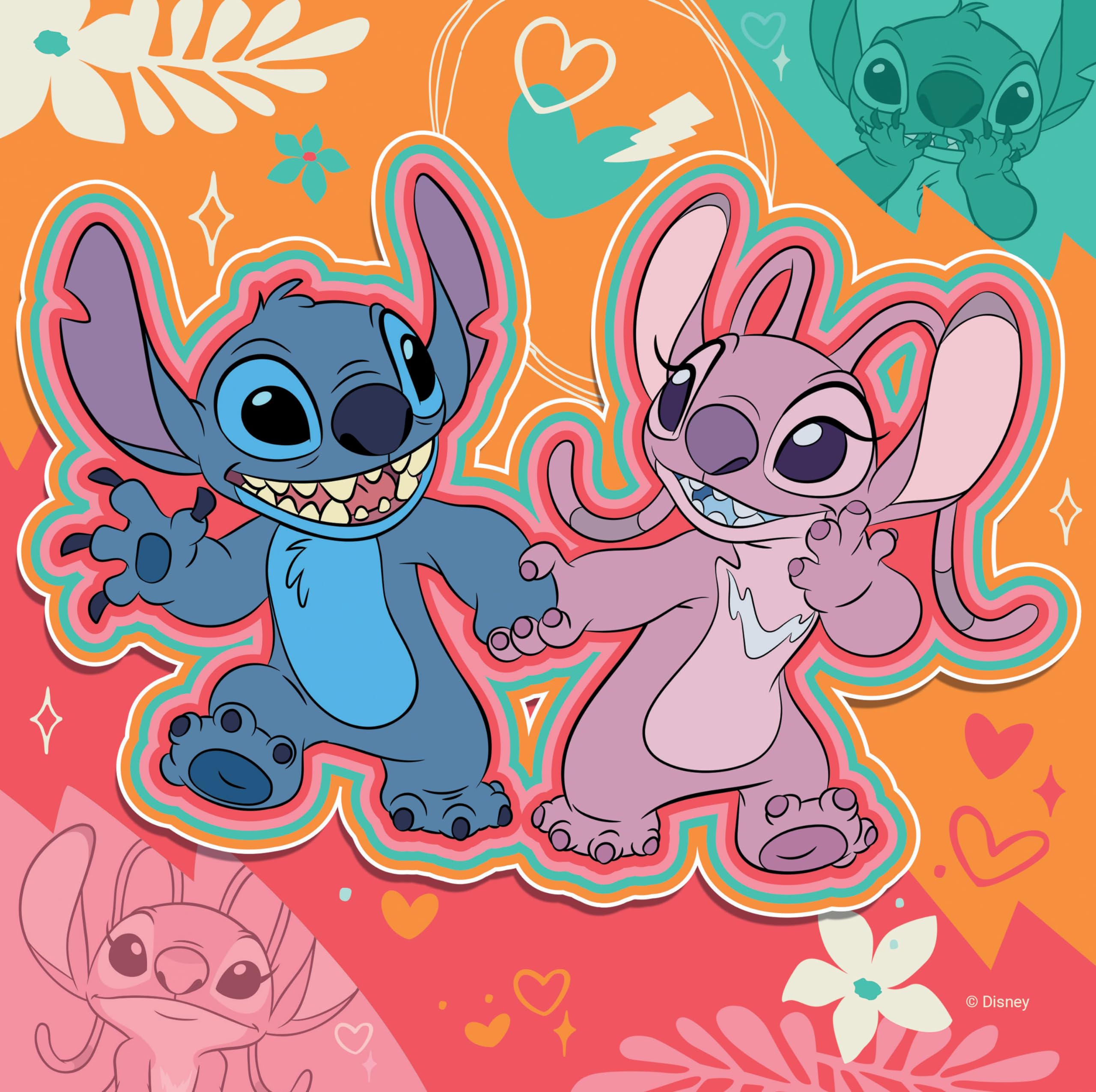 Ravensburger Disney Stitch Jigsaw Puzzles - Set of 3 Puzzles, 49 Pieces Each | Ages 5+ 4