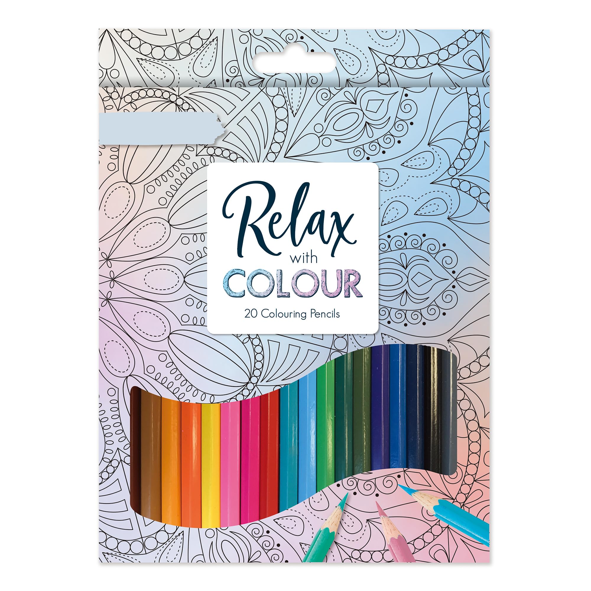 1ABOVE Wooden Colouring Pencils - 20 Assorted Pre-Sharpened Colors | Pigment Ink 1