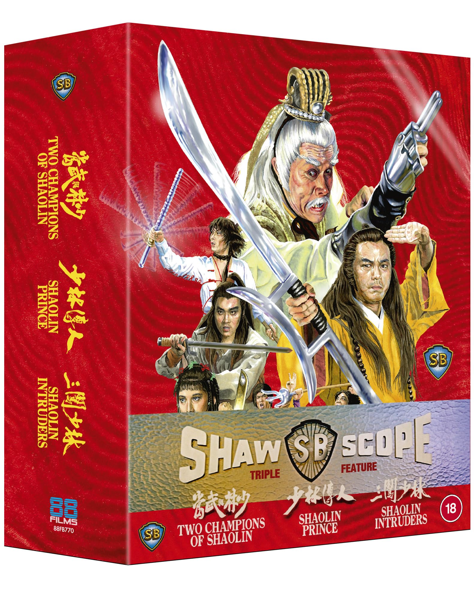 Shawscope Triple Feature: Two Champions of Shaolin / Shaolin Prince / Shaolin Intruders [Blu-ray] 2