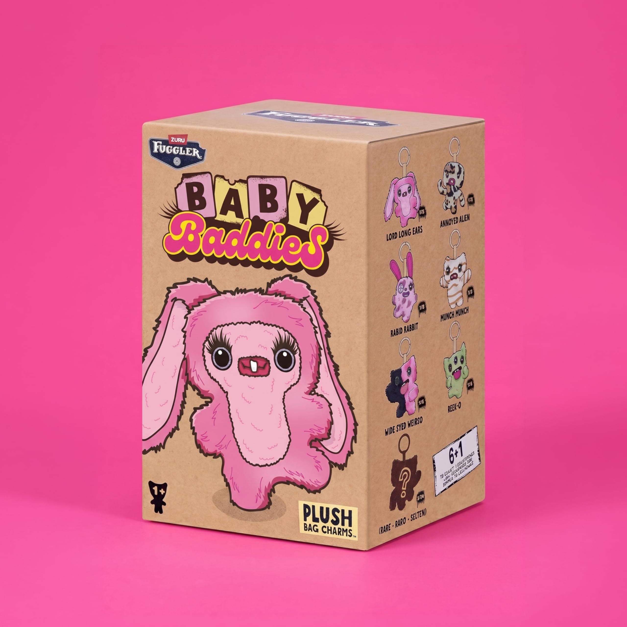 Fuggler Baby Baddies Soft Dolls - 5 Inch Collectible Plush (6 Pack) 2