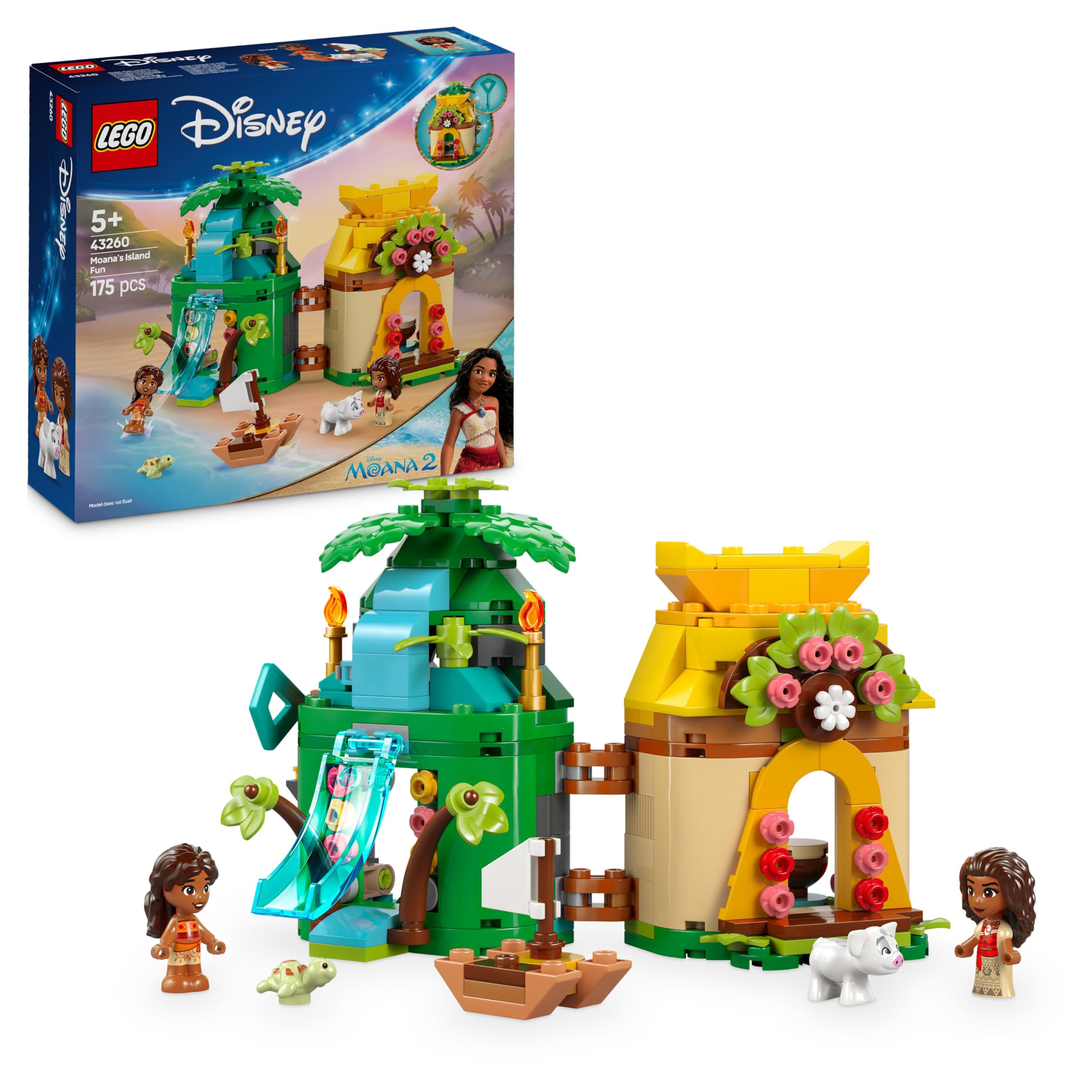 LEGO Disney Moana 2 Moana's Island Fun Building Set 43260 | Ages 5+ 1