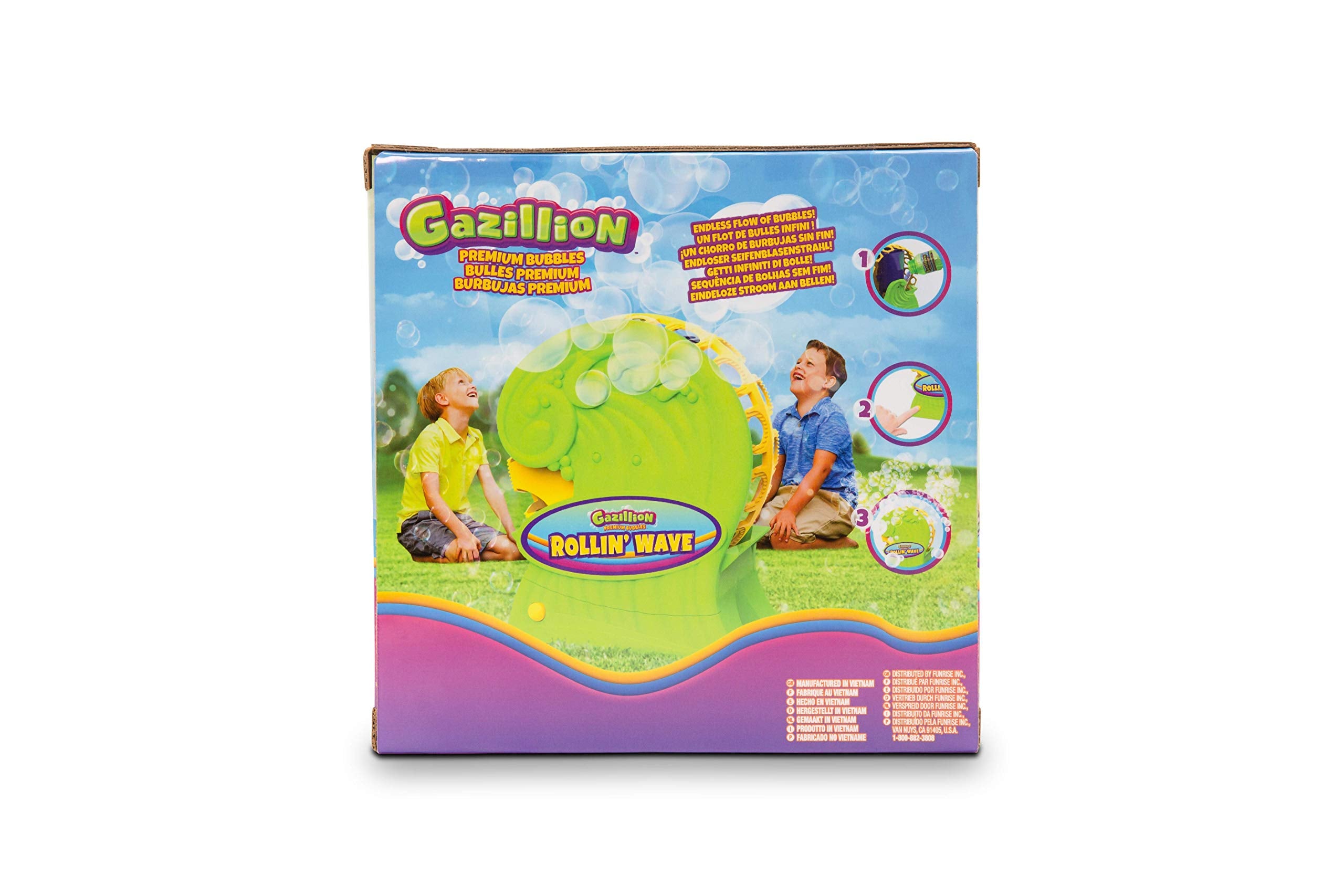 Gazillion Bubbles Rollin' Wave Bubble Machine - Creates Endless Bubble Waves, Ages 3+ 11