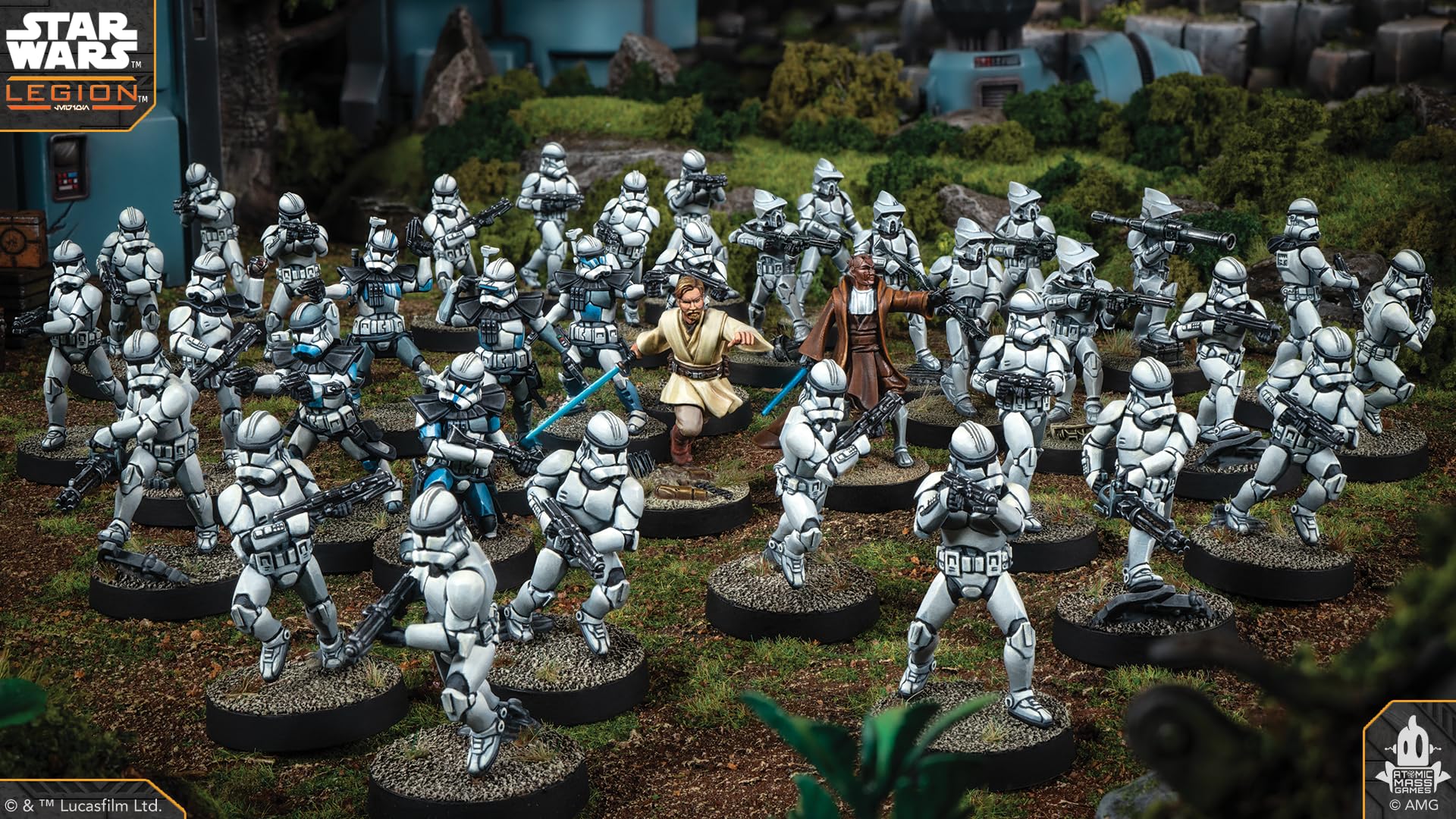 Asmodee Star Wars: Legion - Galactic Republic Starter Set Miniature Game 6