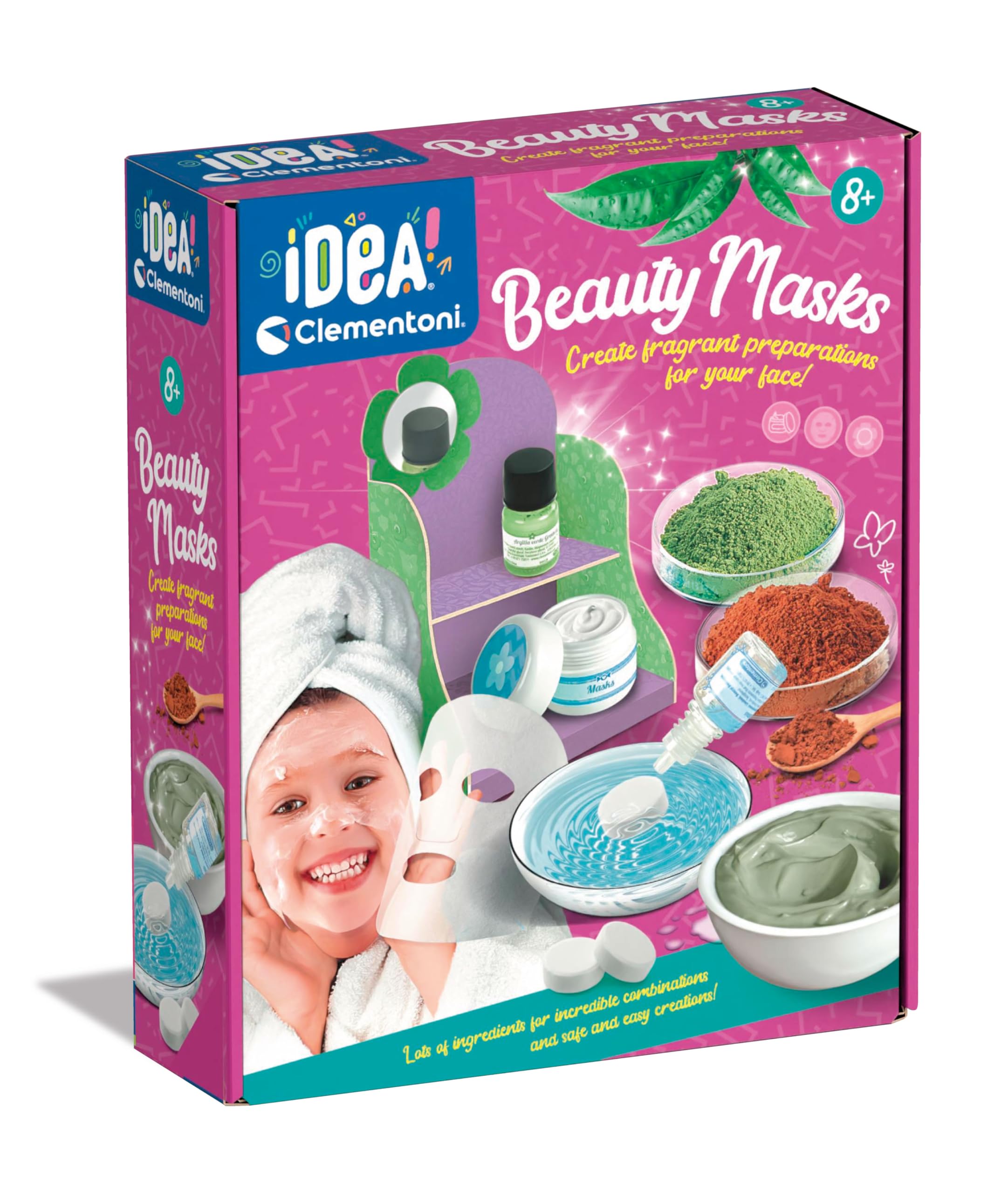 Clementoni Idea Mask Science Kit - Natural Beauty Masks | Ages 8+ 1