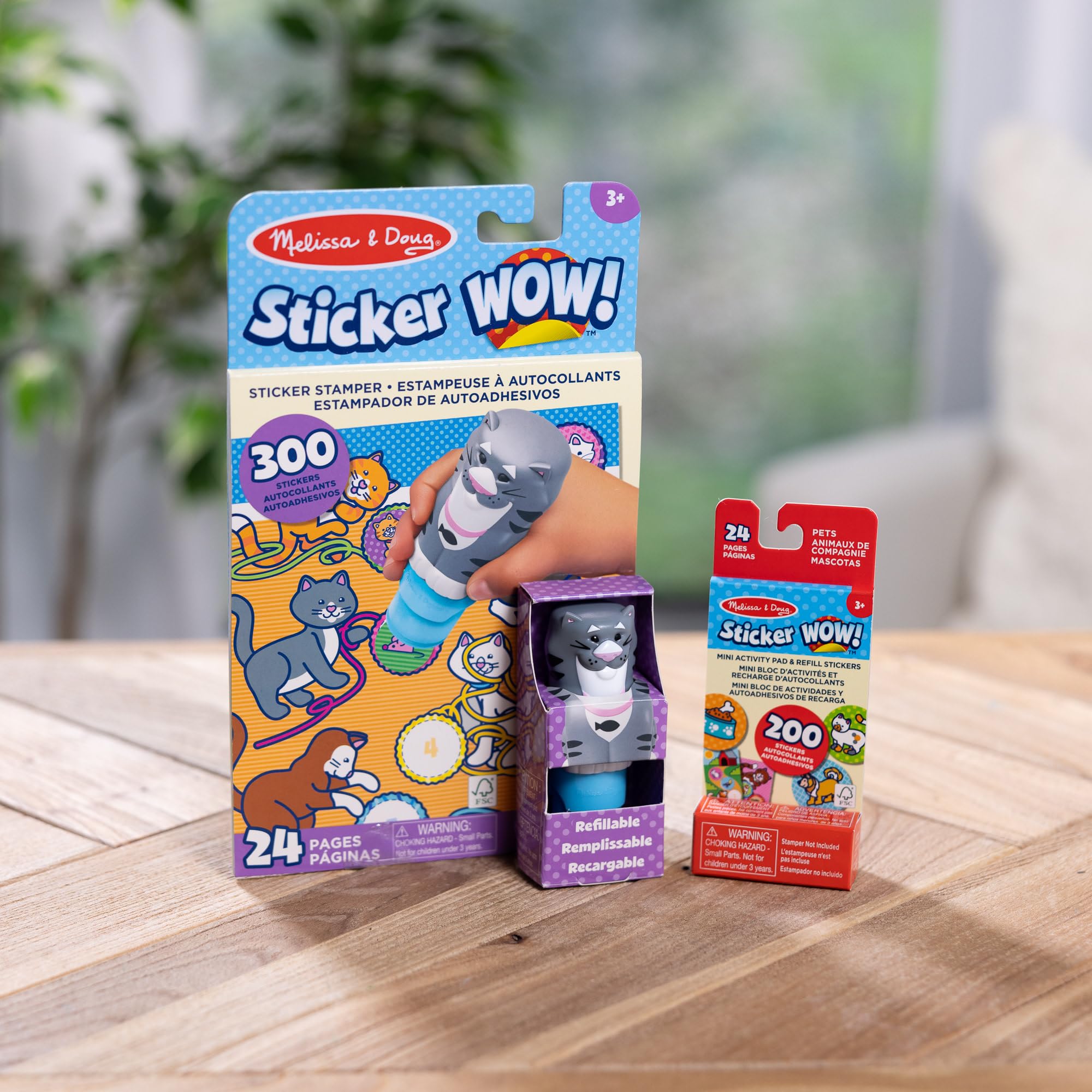 Melissa & Doug Sticker WOW! Cat Bundle with 500 Stickers and Mini Activity Pad 9