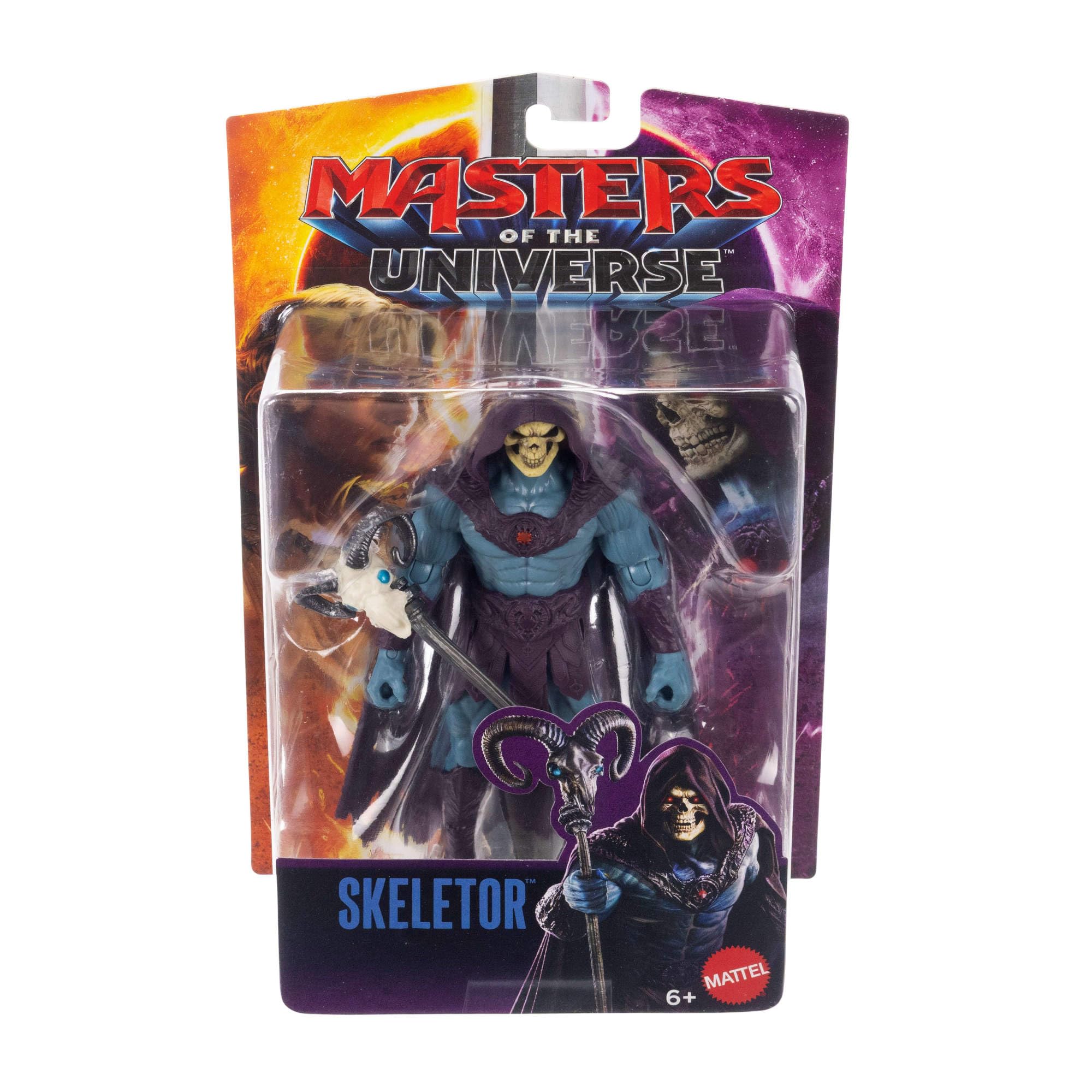 Masters of the Universe Skeletor 5.5 Inch Action Figure | 14 Movable Joints | Havoc Staff Accessory 6