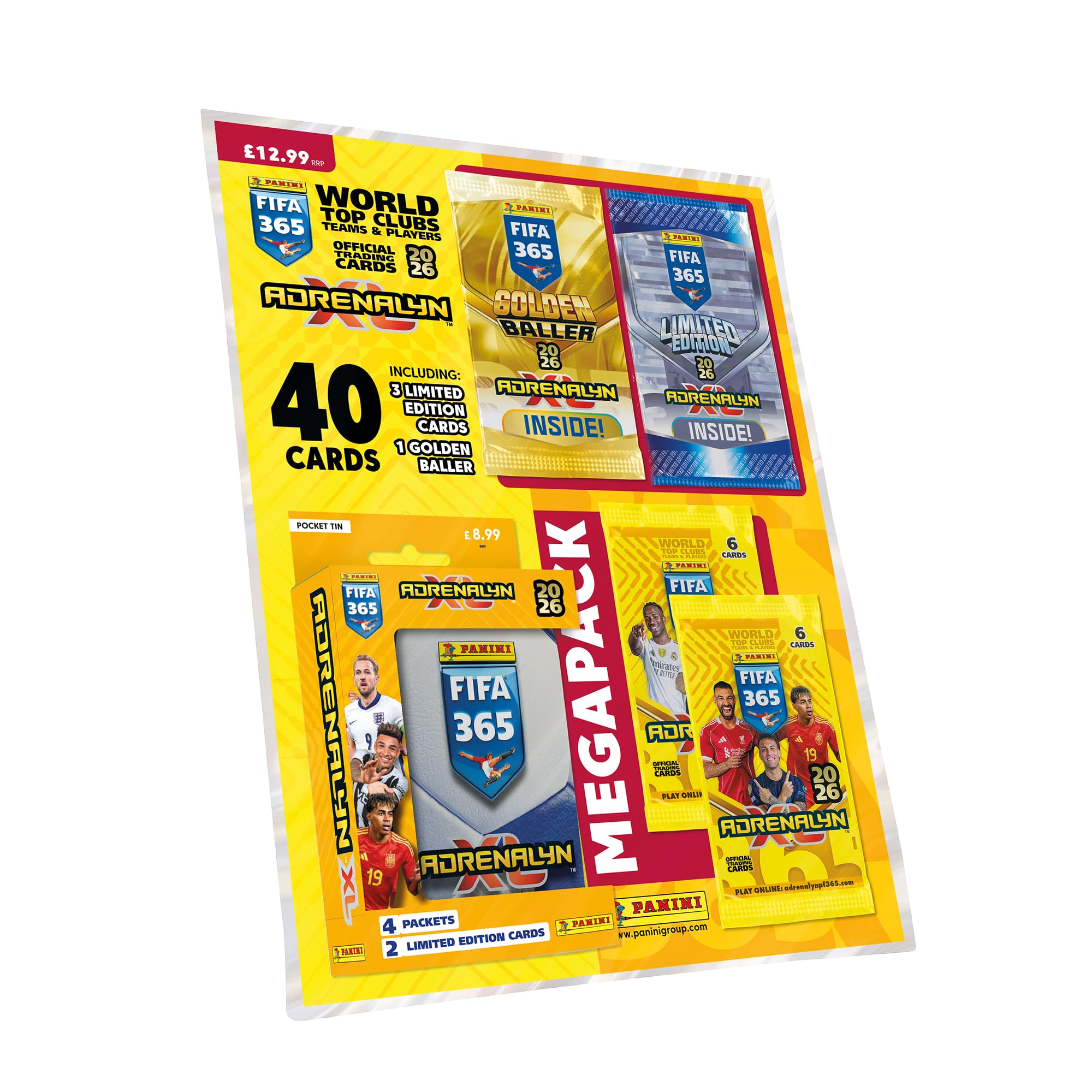 Panini FIFA 365 Adrenalyn XL Trading Cards - Mega Pack Bundle 4