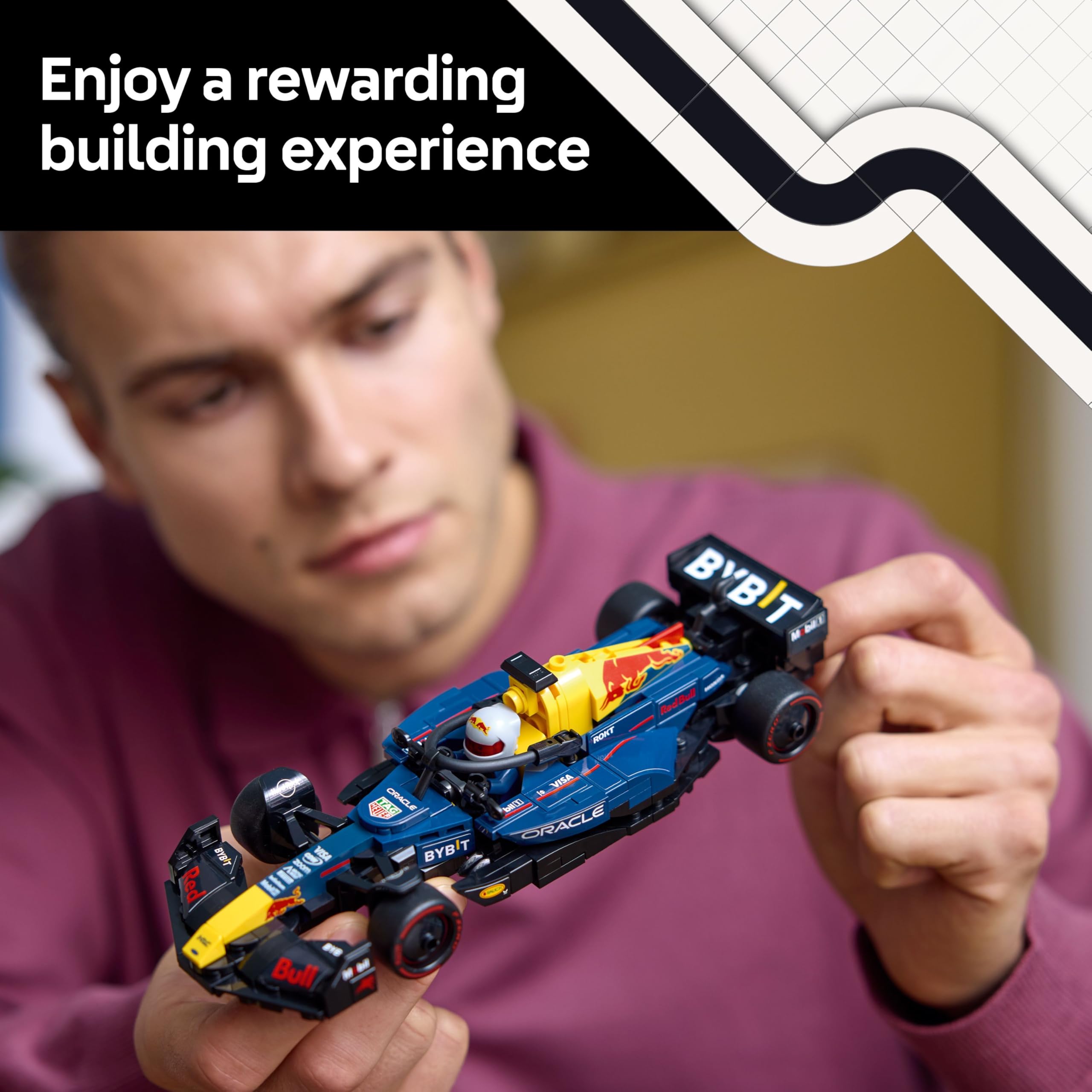 LEGO Speed Champions Oracle Red Bull Racing RB20 F1 Race Car Model 77243 | Ages 18+ 4