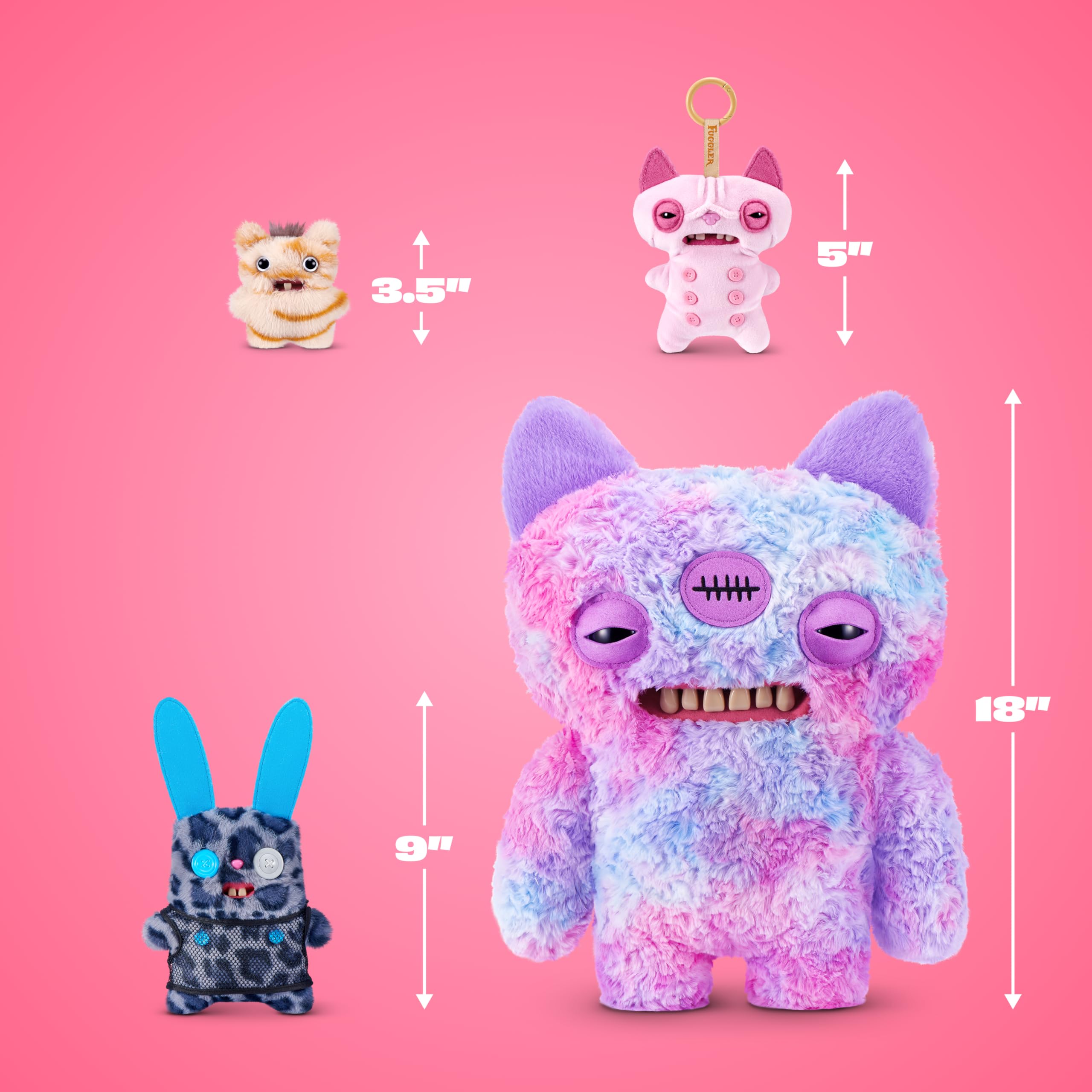 Fuggler Rabid Rabbit 9 Inch Soft Doll - Human-Like Teeth | Polyester 7