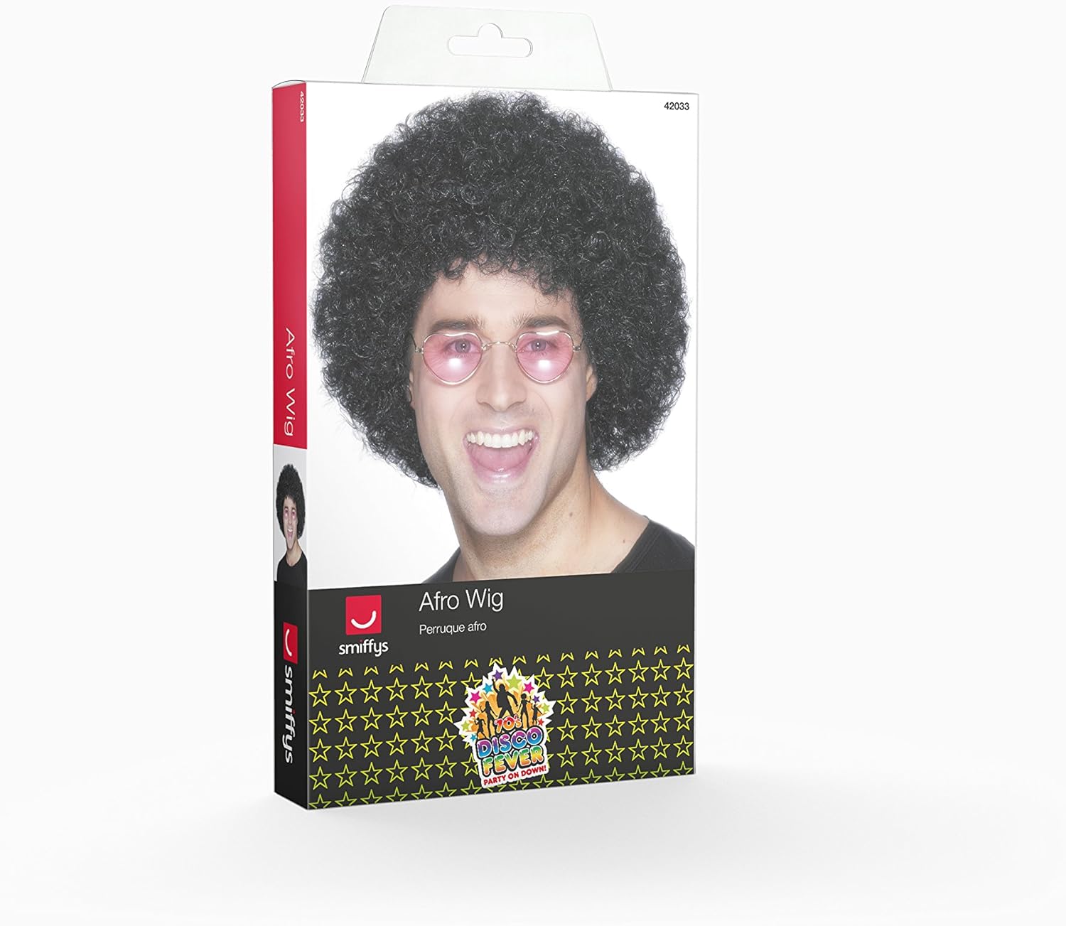 Smiffys Afro Wig Economy Black 2