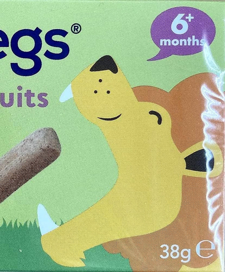 Bickiepegs - Natural 9 Teething Biscuits for Babies (38 g)