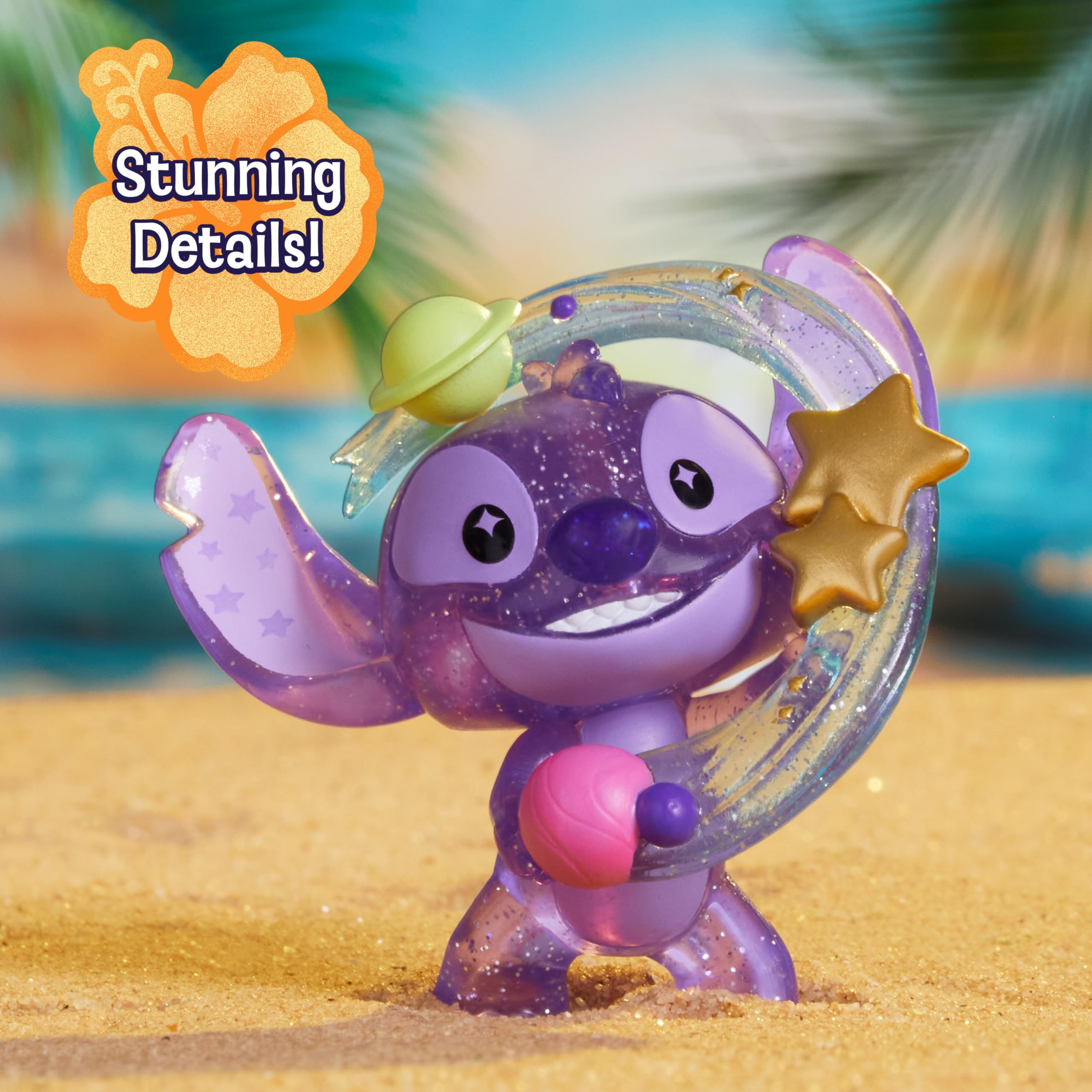 Just Play Disney Stitch Outta This World Collectible Mini Figure Capsule | 2-Inch Figures | Ages 3+ 4