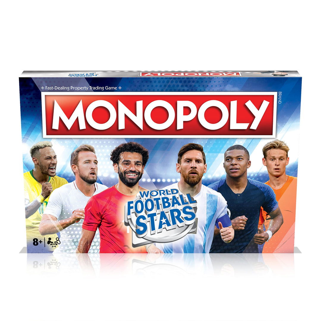 Winning Moves World Football Stars Monopoly Board Game – Blue