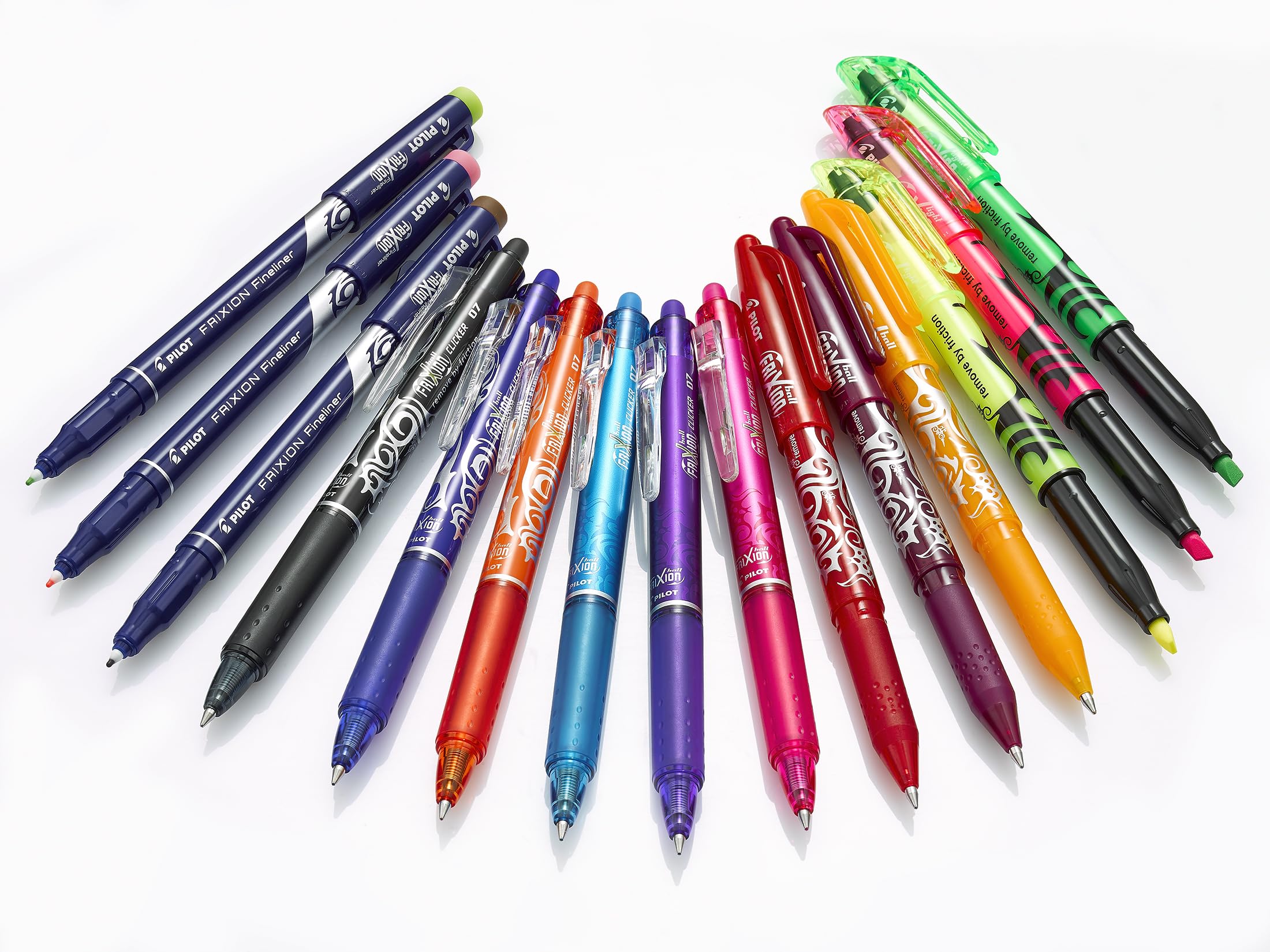 PILOT Frixion Ball Clicker 07 Gel Ink Rollerball Pen Refills - Blue Ink, 0.7mm Tip, Pack of 3 9