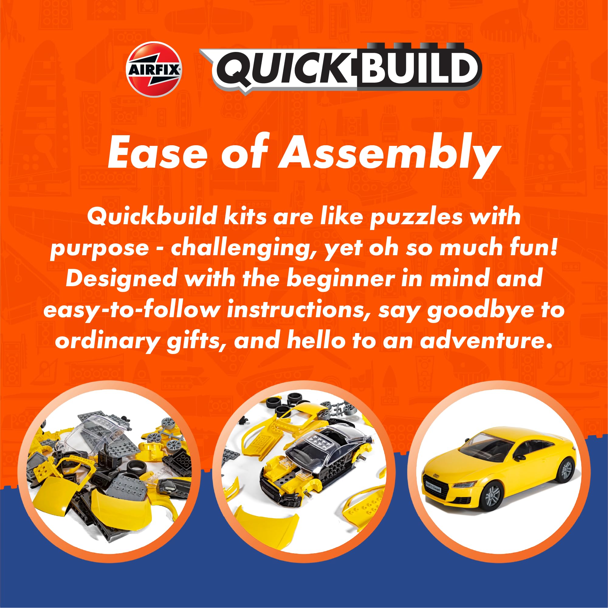 Airfix QuickBuild McLaren Speedtail Model Kit - 37-Piece Plastic Car Model for Ages 14+ 10