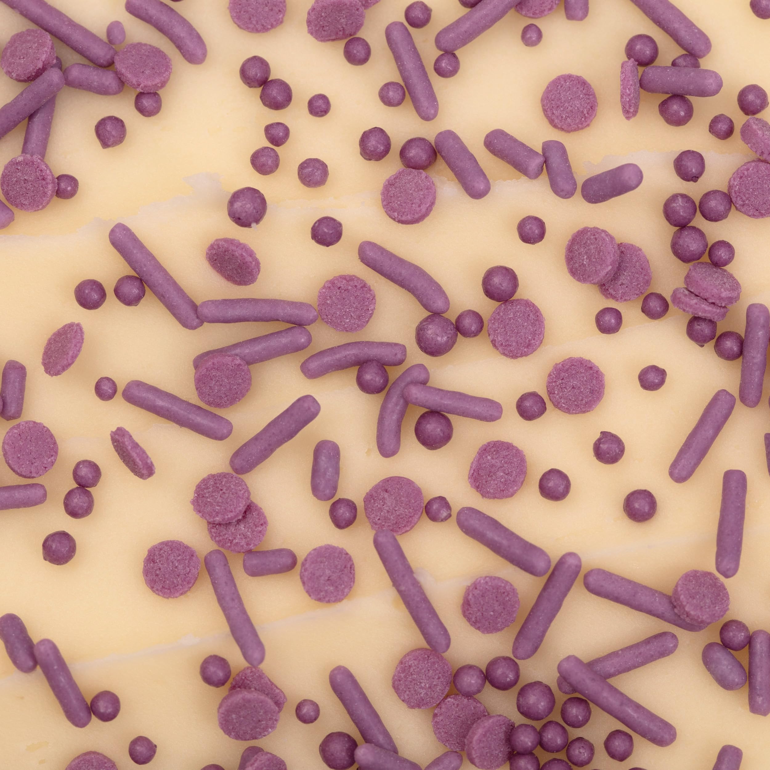 PME Cake Sprinkle Mix - Purple | 76g Blend of Strands, Beads & Confetti 4