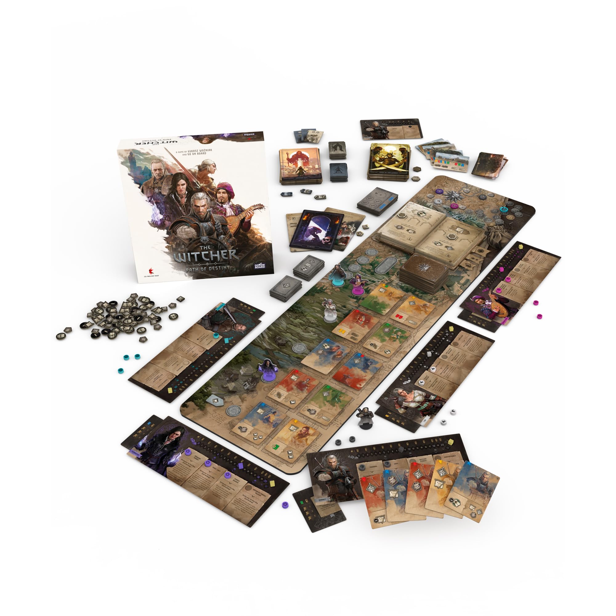 Rebel The Witcher Path of Destiny Dedicated Deck Card Game | 1-5 Players | 90 Min Play Time