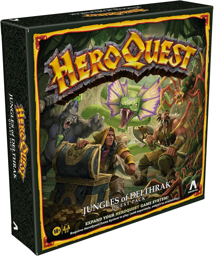 Avalon Hill HeroQuest Jungles of Delthrak Quest Pack Expansion (F9907)