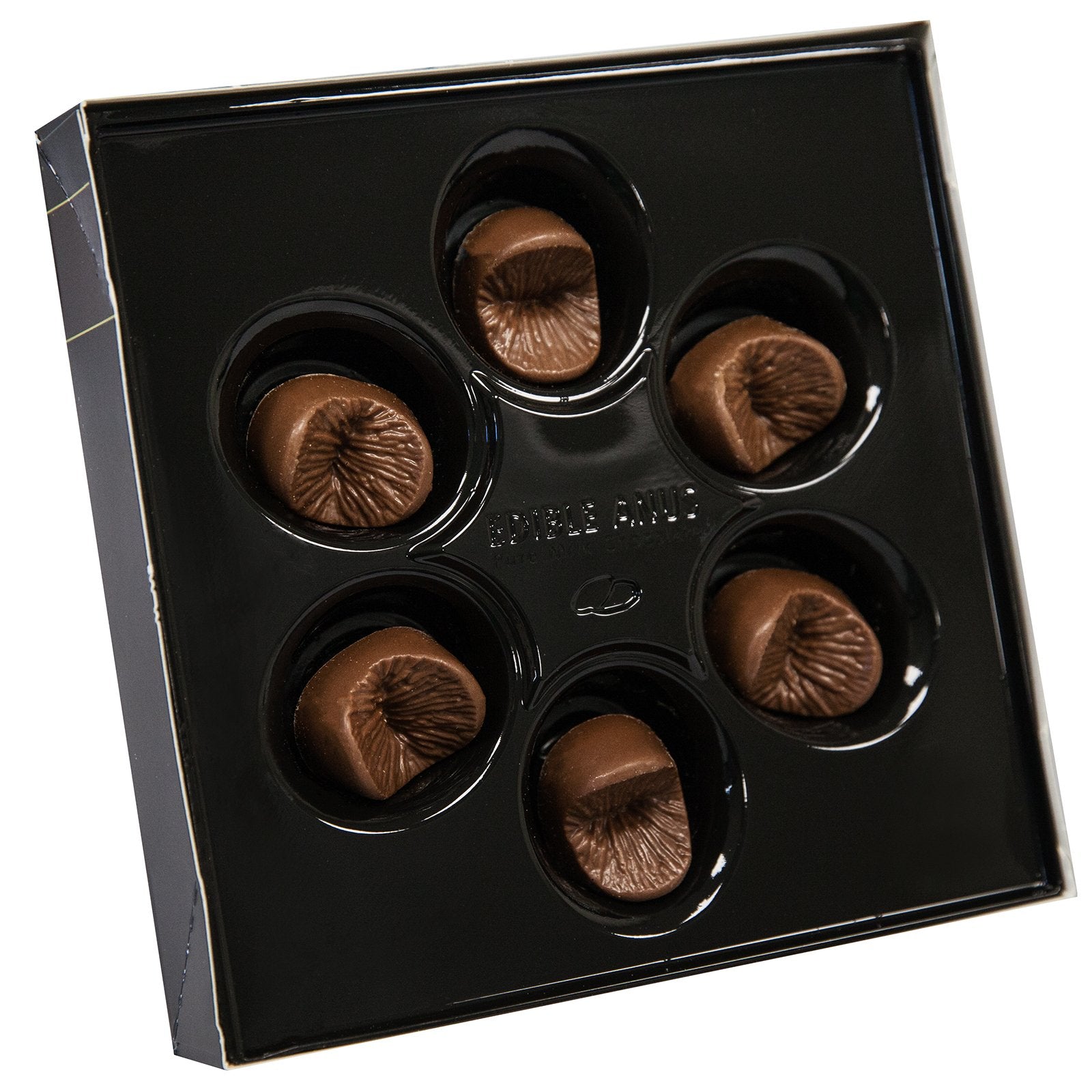 Edible Anus Chocolates - Hilarious Gag Gift Box of British-Made Novelty Milk Chocolate 5
