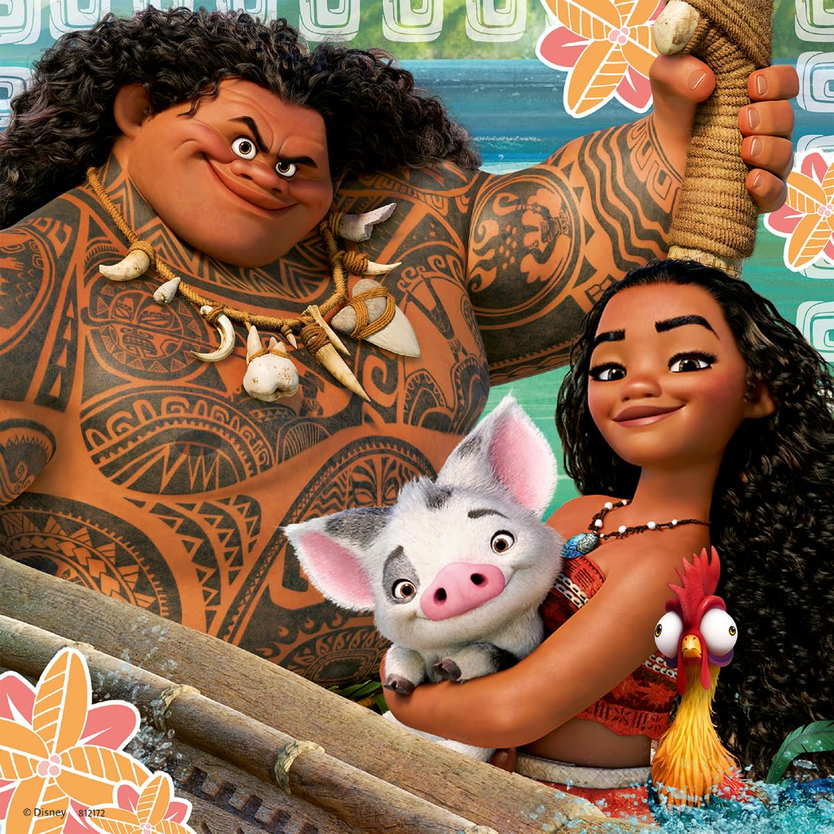 Ravensburger Disney Moana 3 x 49 Piece Jigsaw Puzzles - 17.8cm x 17.8cm 2