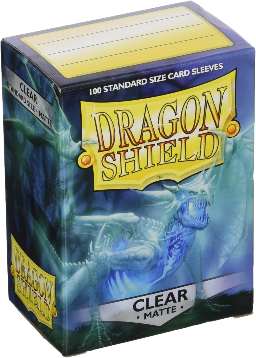 Dragon Shield Matte Standard Size Sleeves 100pk - Clear 1
