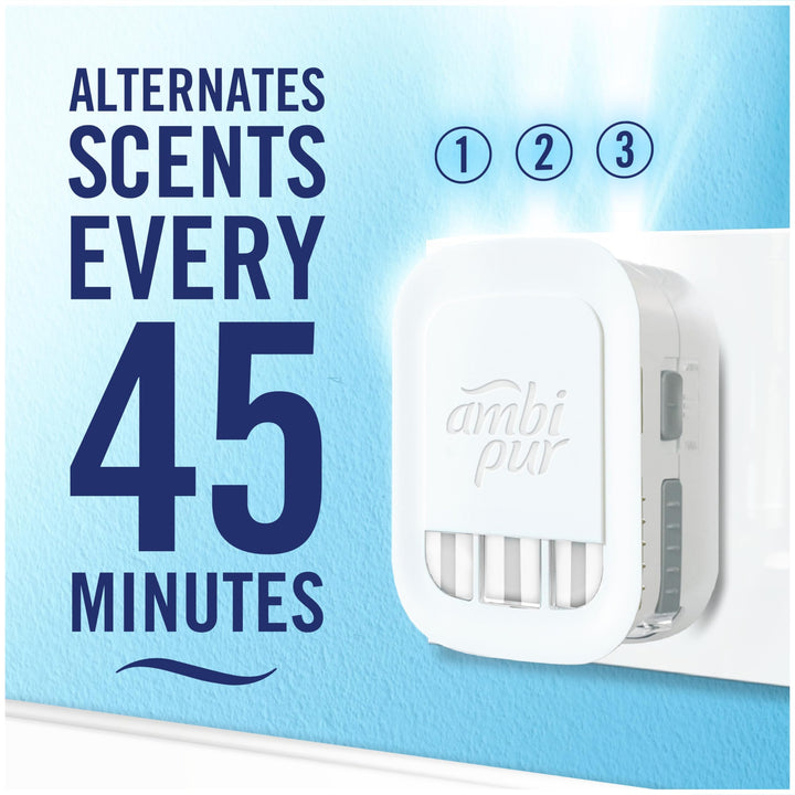 Febreze 3Volution Plug In Air Freshener Refill - Exotic Bloom, 20ml x 7, Pet Odour Eliminator