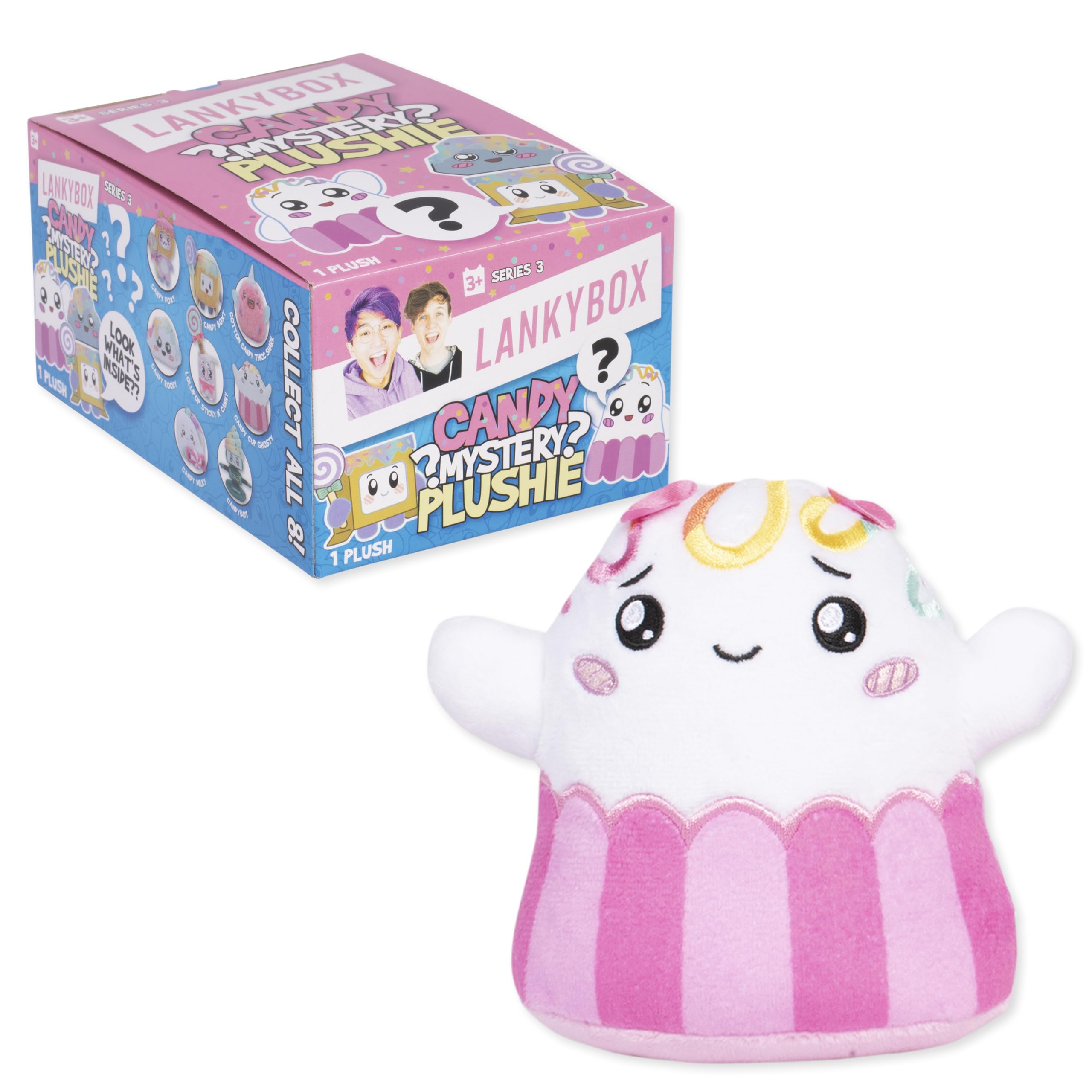 LankyBox Mystery Plush - Candy Collection Mini Plush Blind Box for Kids 3+ 12